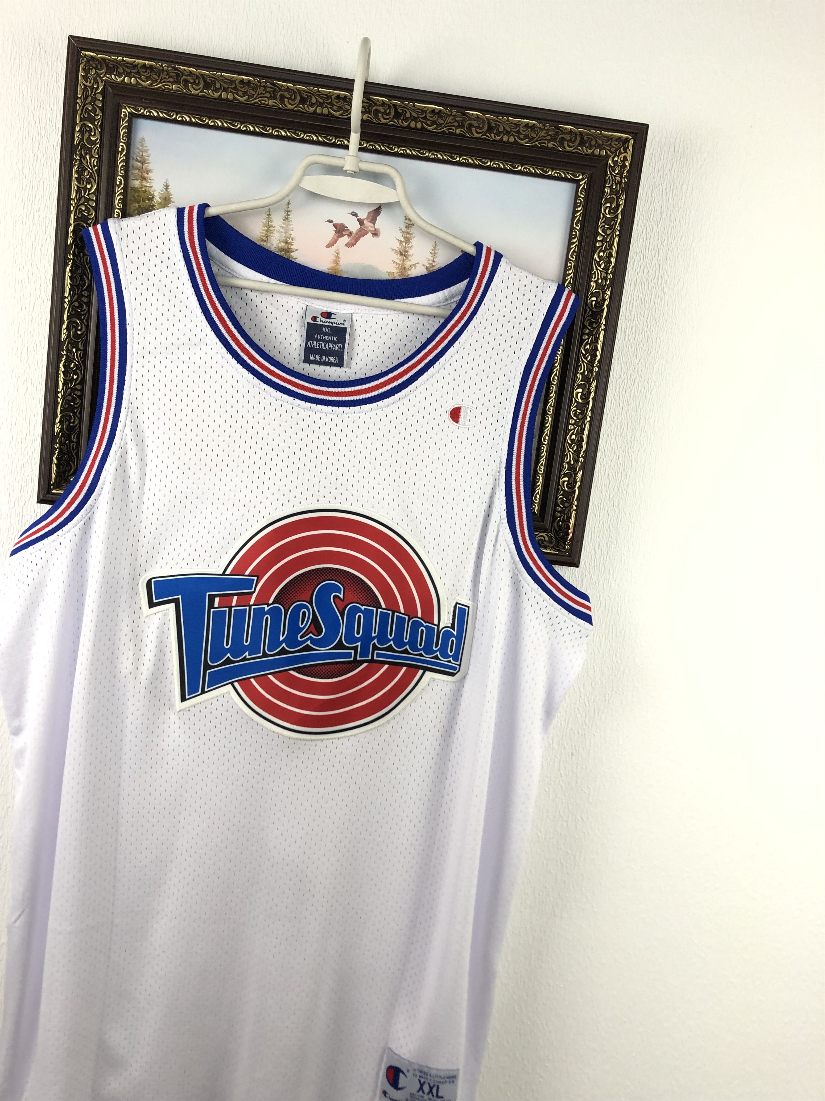 NBA Vintgae Champion Tune Squad Jordan Jersey Shirt Looney Tunes Size US XXL / EU 58 / 5 - 6 Thumbnail