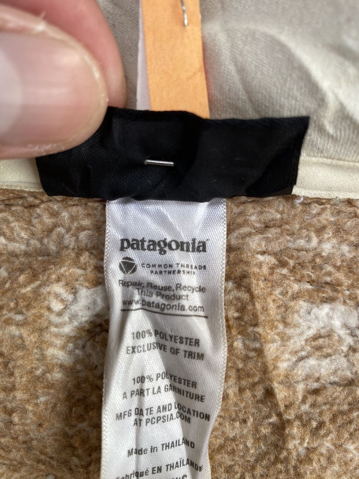 Patagonia × Vintage Vtg Patagonia Hoodie Fully Zipper Size S / US 4 / IT 40 - 10 Thumbnail