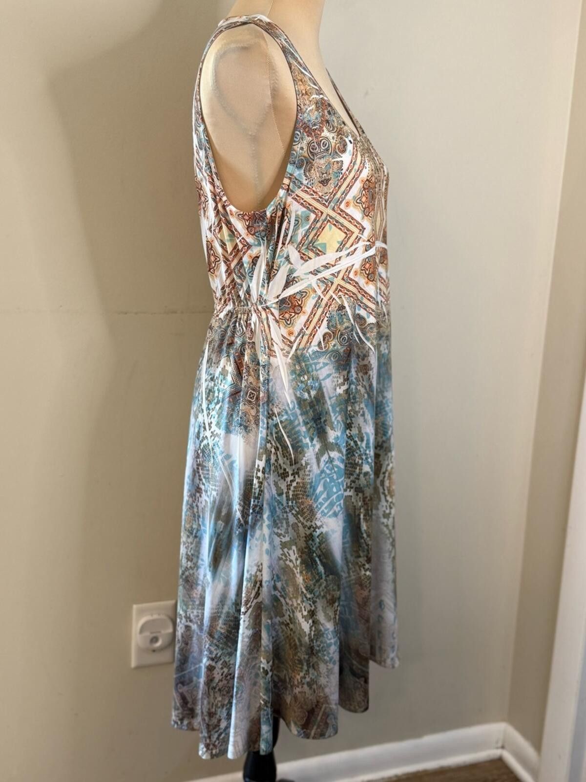 Other World Unity boho whimsical midi tank dress multicolor SZ M Size M / US 6-8 / IT 42-44 - 2 Thumbnail