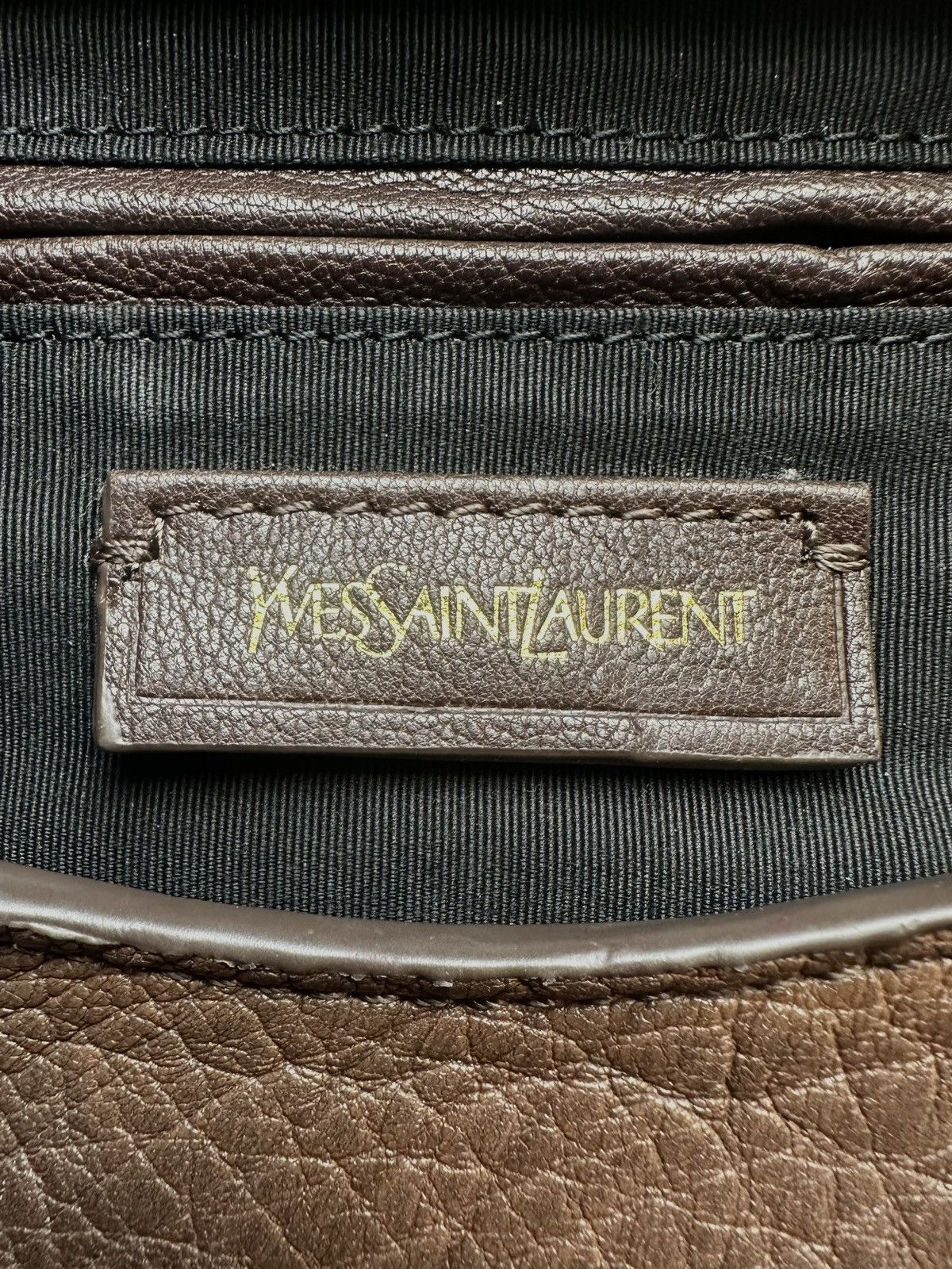 Yves Saint Laurent 2000s Chyc Hybrid Leather Tote Bag Size ONE SIZE - 4 Thumbnail
