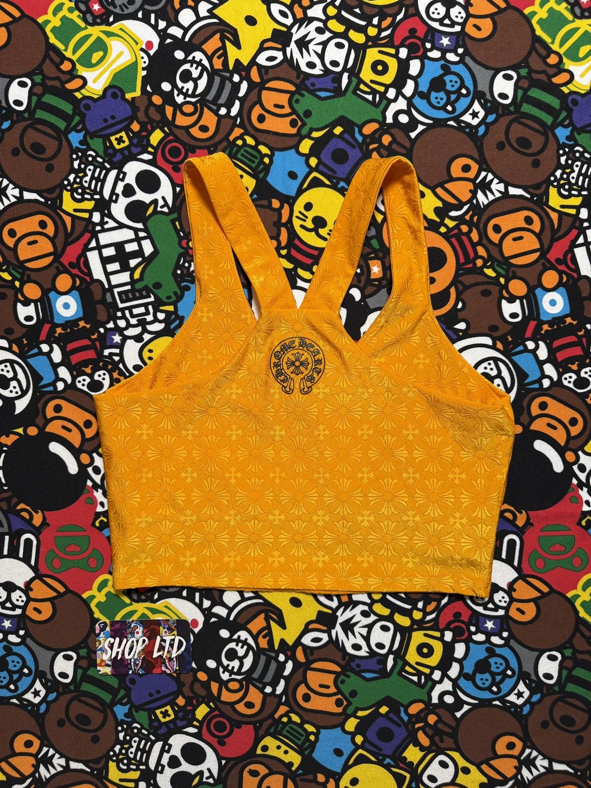 Chrome Hearts Chrome Hearts Women’s Marigold 5 Suede Sports Top Size M / US 6-8 / IT 42-44 - 4 Thumbnail