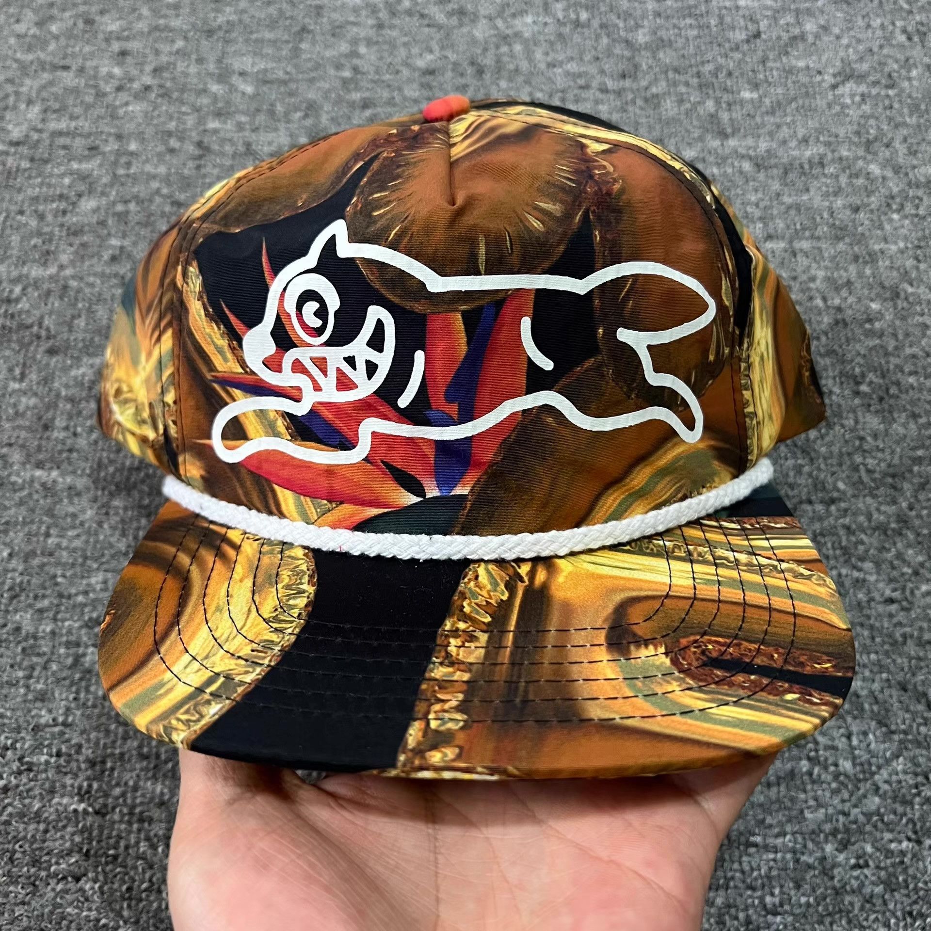 Billionaire Boys Club BBC ICECREAM Flying Dog Flat Brim Baseball Cap Q7 Size ONE SIZE - 1 Thumbnail