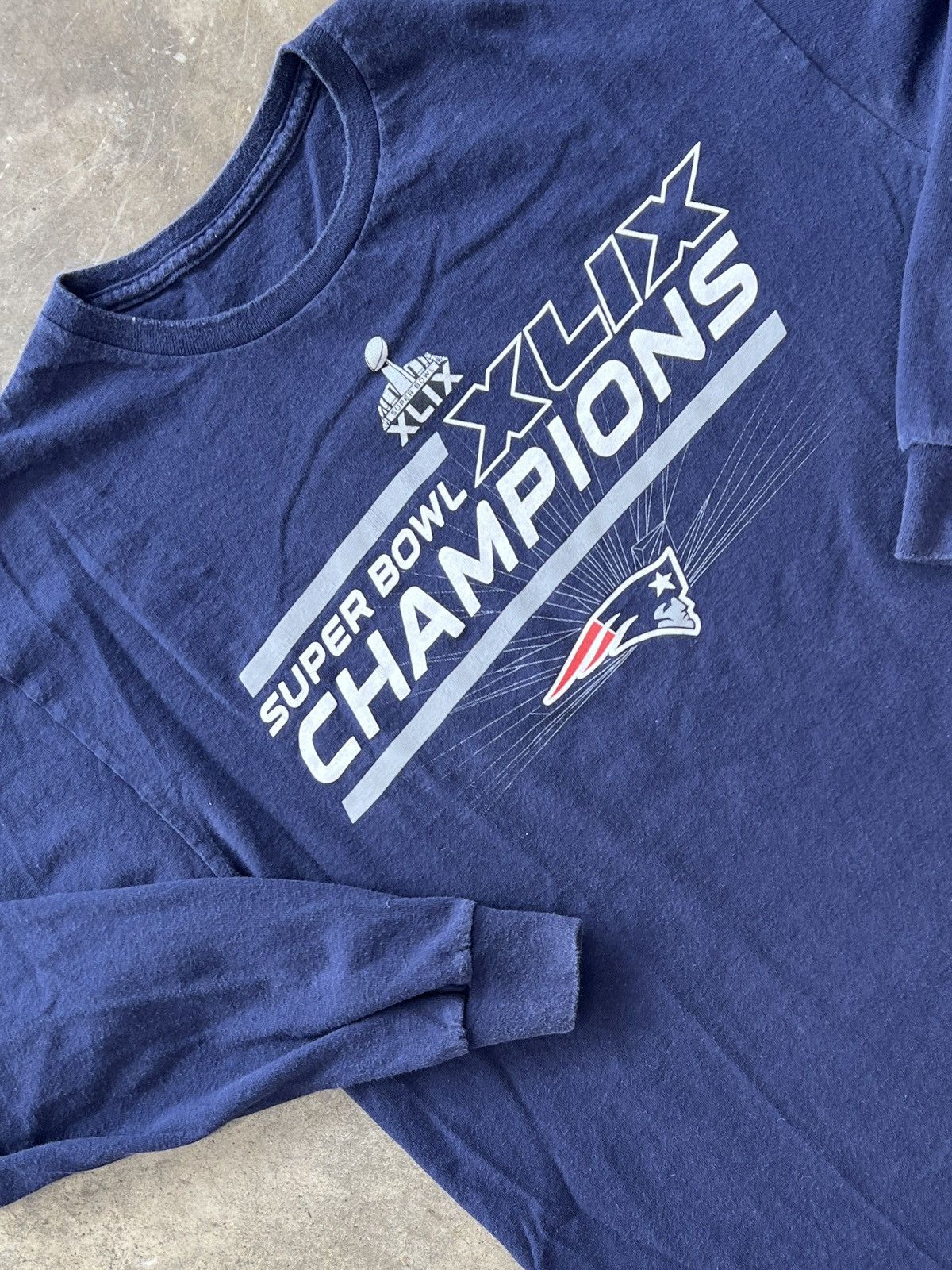 NFL NFL Super Bowl Champions New England Patriots Long Sleeve Size US M / EU 48-50 / 2 - 1 Thumbnail
