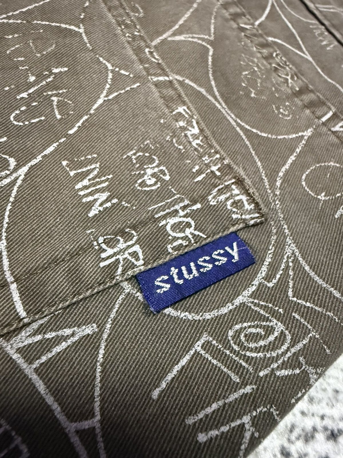 Stussy Extremely Rare Vintage 90s Stussy Speech Bubbles Loose Short Size US 32 / EU 48 - 14 Thumbnail