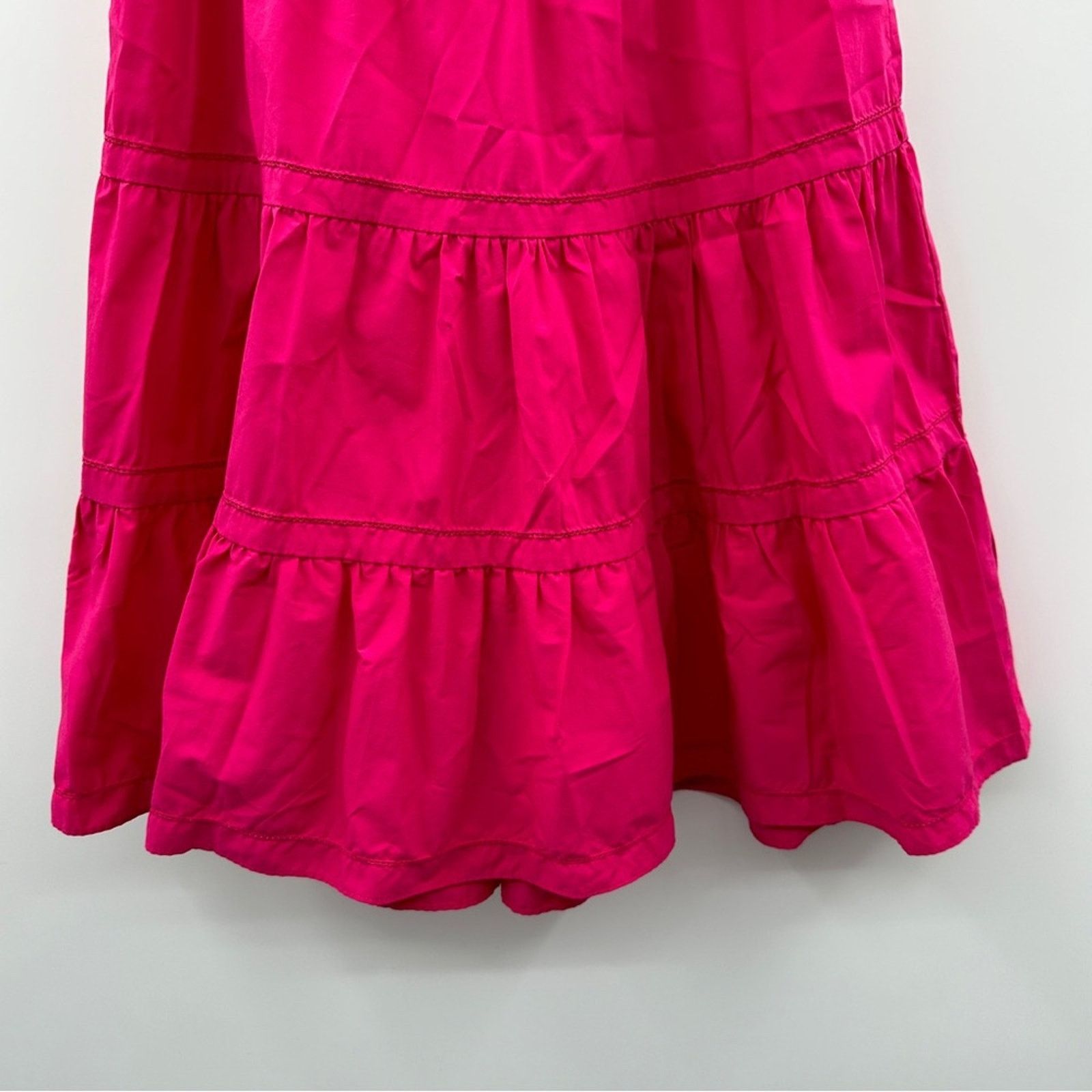 Saylor Saylor Karalyn Hot Pink Tiered Ruffle Sleeveless Mini Dress Size S / US 4 / IT 40 - 5 Thumbnail