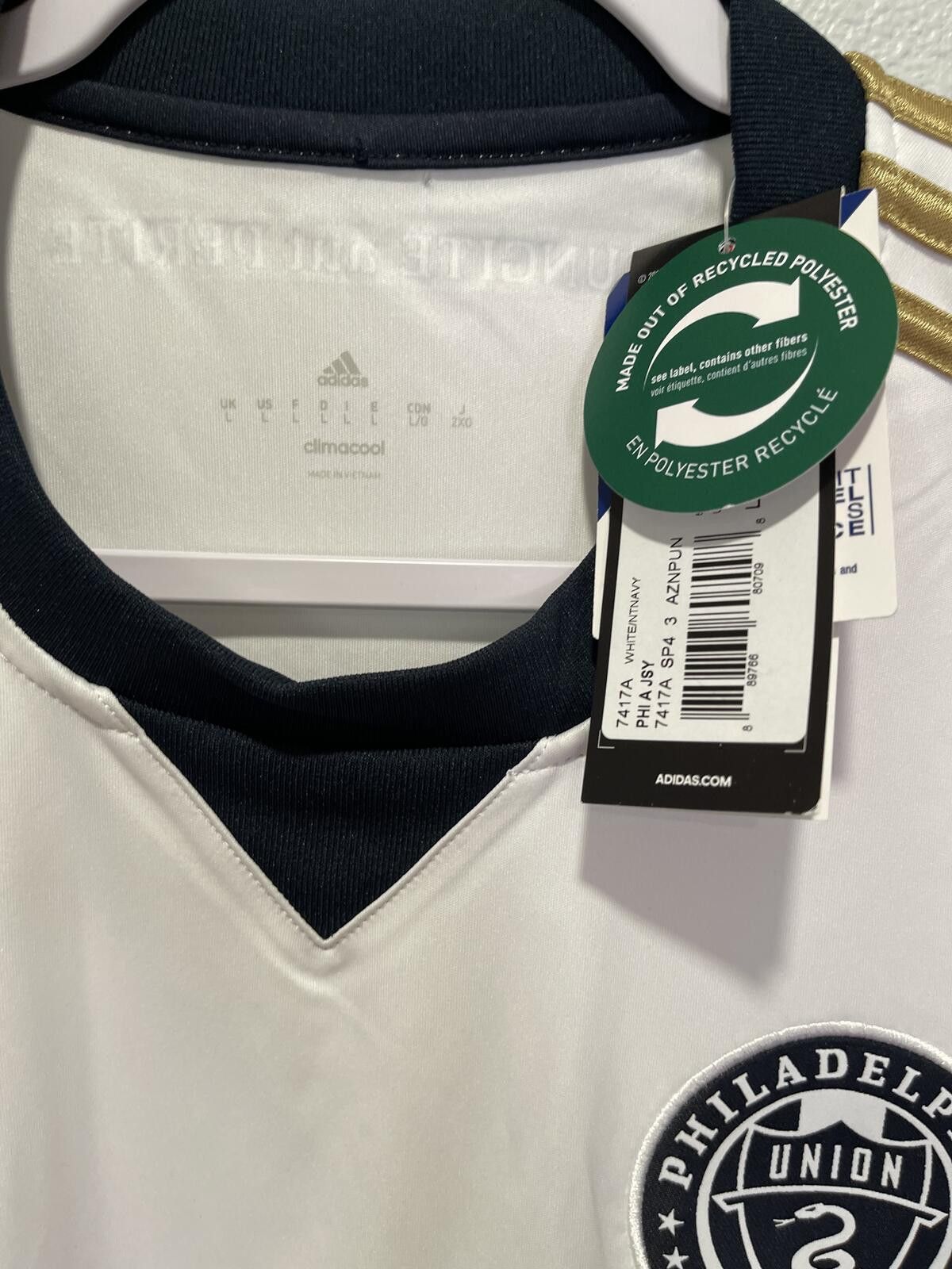 Adidas Adidas Philadelphia Union Soccer Jersey Climacool Size XL Size US L / EU 52-54 / 3 - 3 Thumbnail