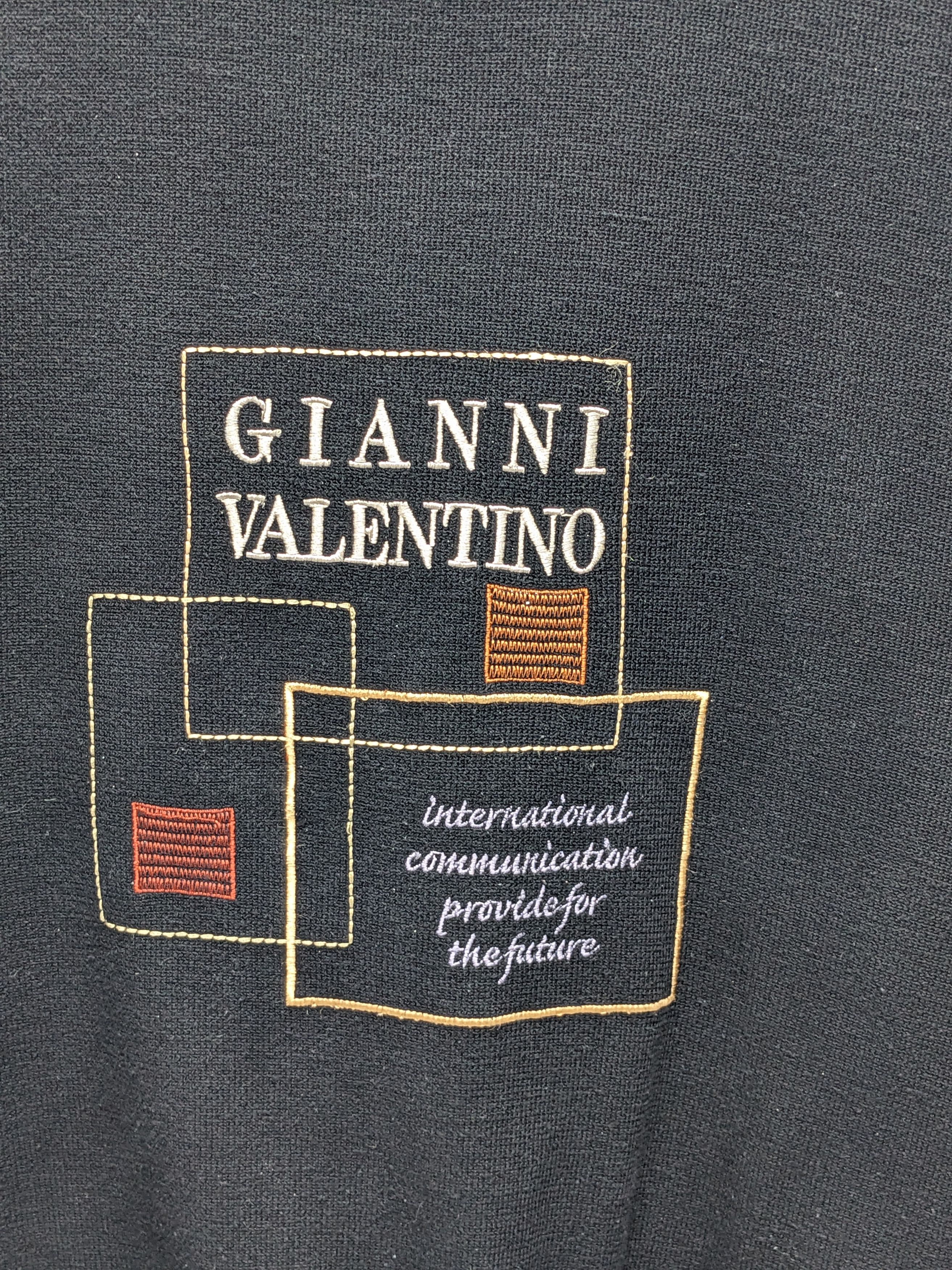 Gianni Valentino × Valentino GIANNI VALENTINO ITALIAN DESIGNER SWEATSHIRT Size US L / EU 52-54 / 3 - 3 Thumbnail