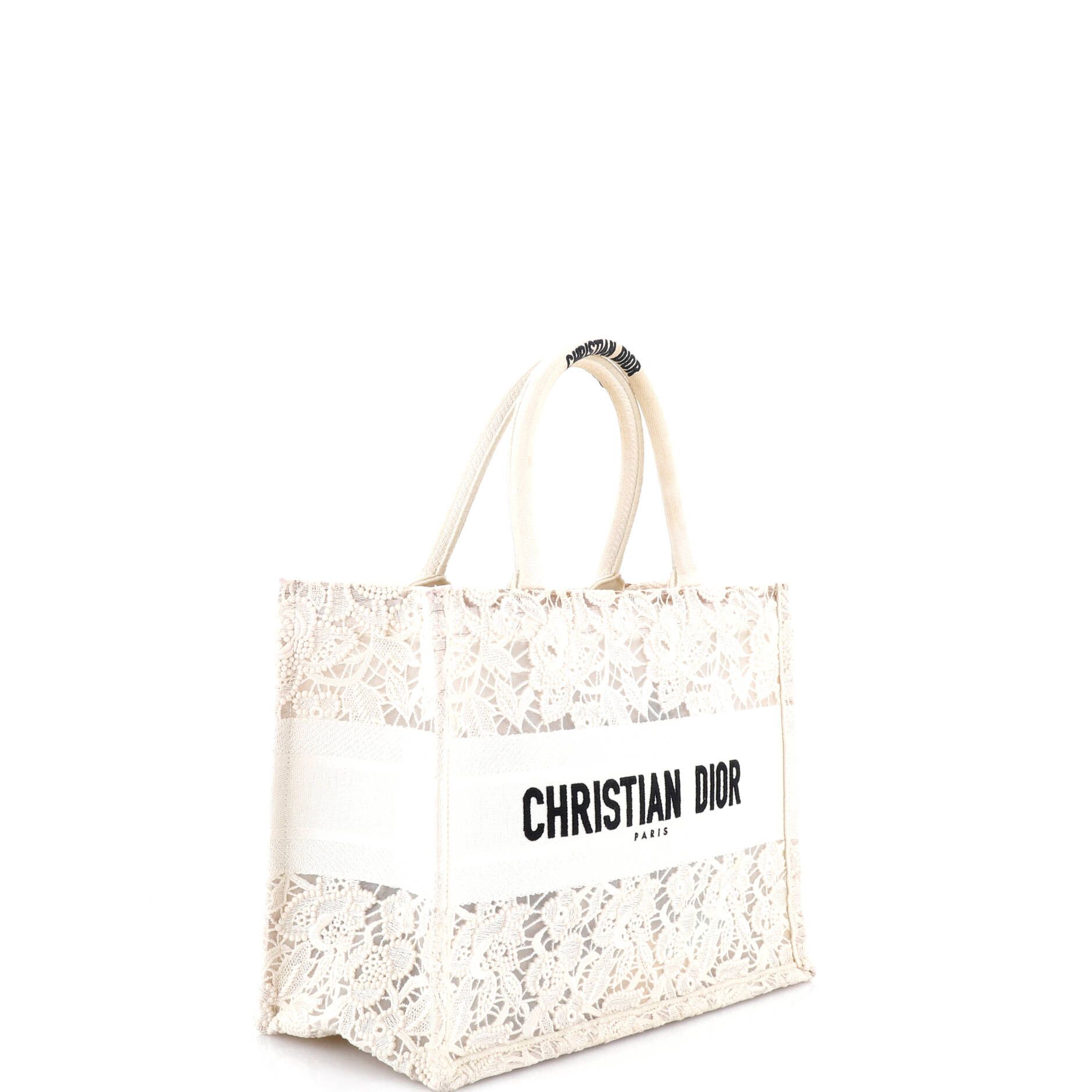 Dior Book Tote Embroidered Lace Medium Size ONE SIZE - 1 Thumbnail