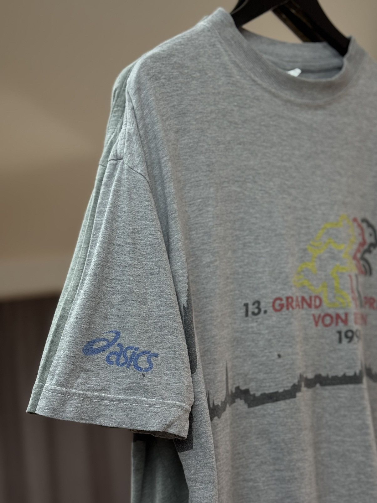 Asics Vintage Asics Grand Prix Von Bern 1994 T-shirt Size US XL / EU 56 / 4 - 4 Thumbnail
