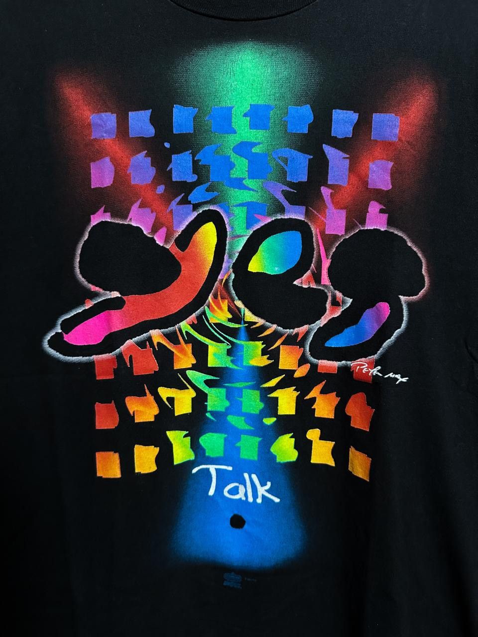Band Tees × Vintage Vintage 90s YES Talk Tour 1994 Band Tshirt Size US L / EU 52-54 / 3 - 3 Thumbnail