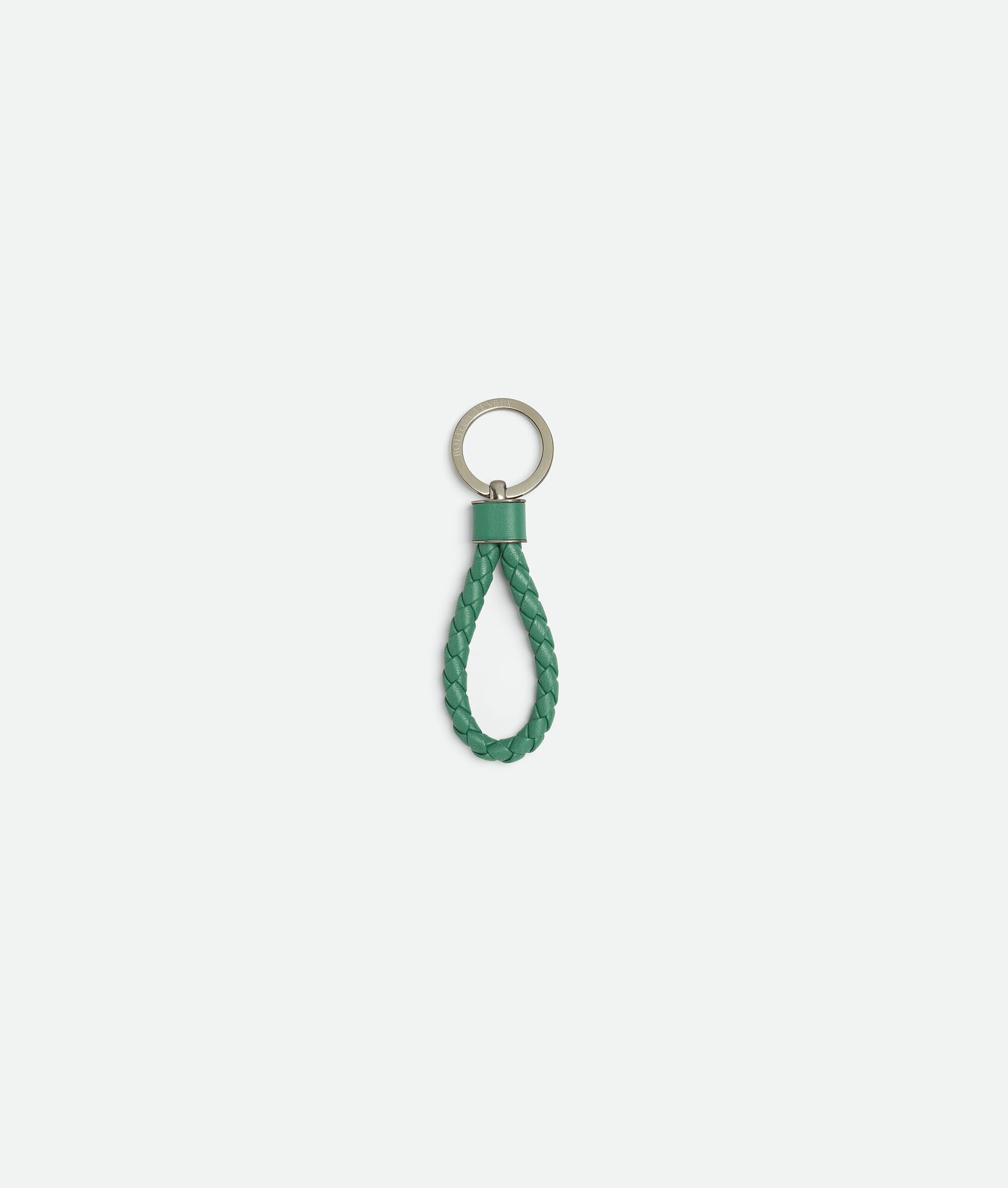 Bottega Veneta o1loc1c0325 Size: OS / 709727 Intreccio Key Ring Green Size ONE SIZE - 1 Thumbnail