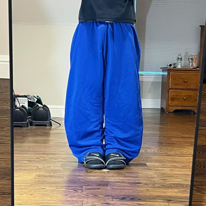 Vintage vintage 2000s baggy wide leg blue urban frontier sweatpants