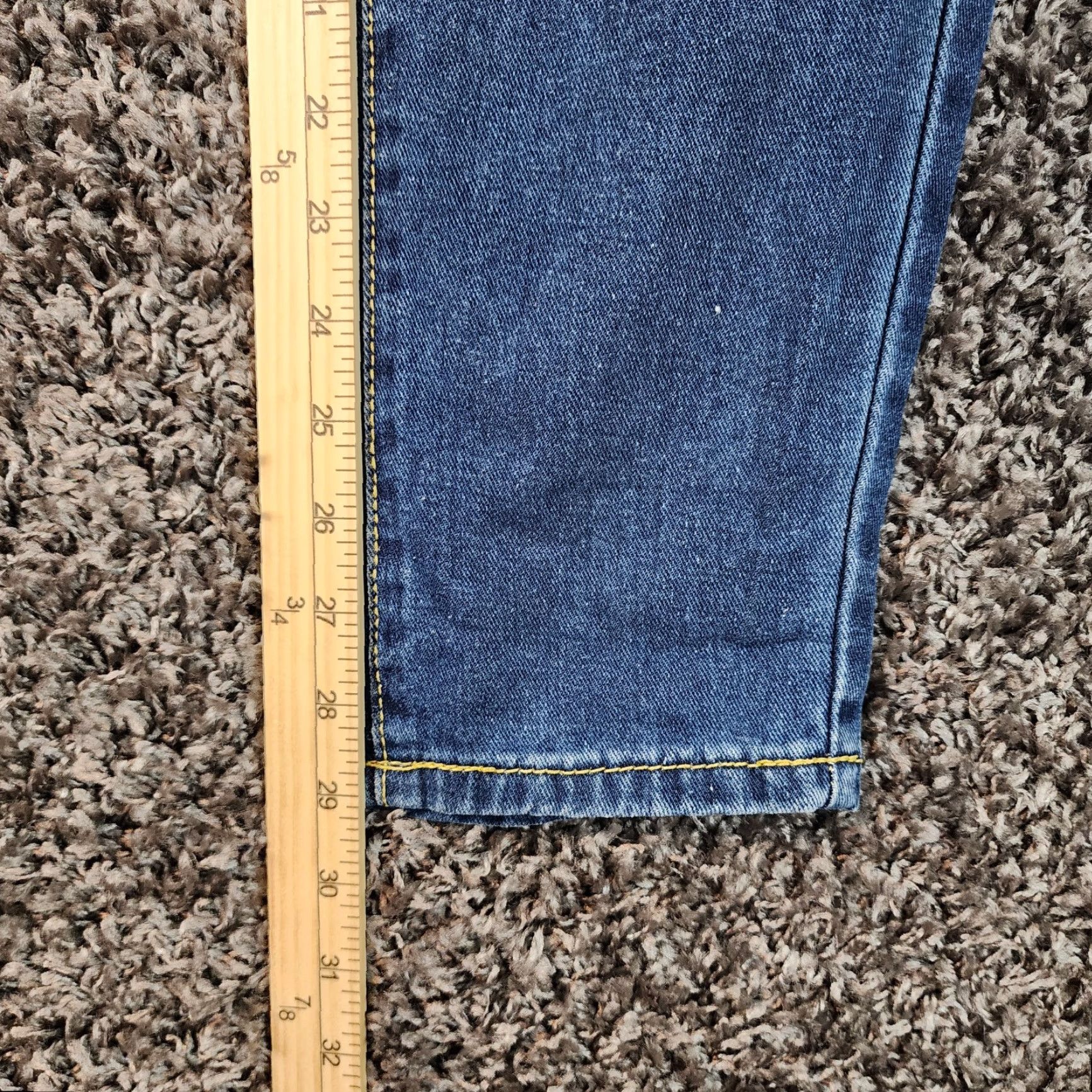 Denime VINTAGE We're Denim Wear Womens Skinny Jeans Distressed Blue 90s Size 29 Size 24" / US 00 / IT 34 - 6 Thumbnail
