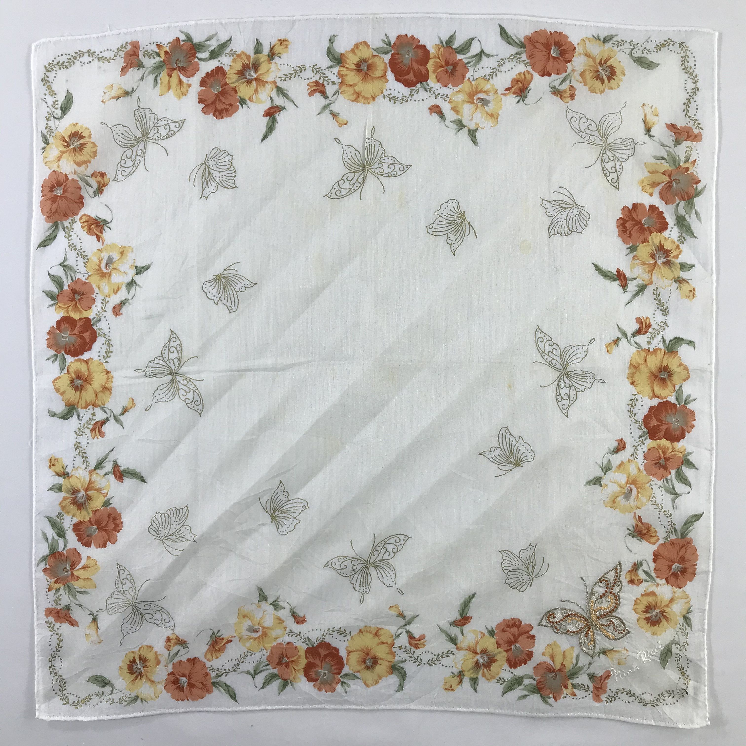 Nina Ricci × Vintage Nina Ricci Bandana / Handkerchief / Neckerchief - S605 Size ONE SIZE - 1 Thumbnail