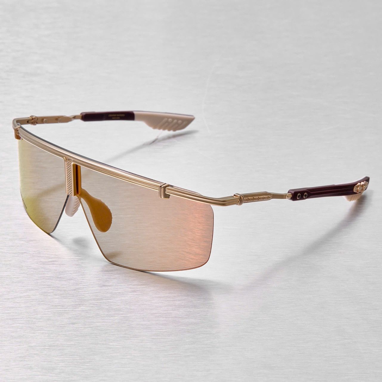 Chrome Hearts CHROME HEARTS CLITANIC MATTE GOLD PLATED/ GP CLASSIC BROWN Size ONE SIZE - 2 Thumbnail