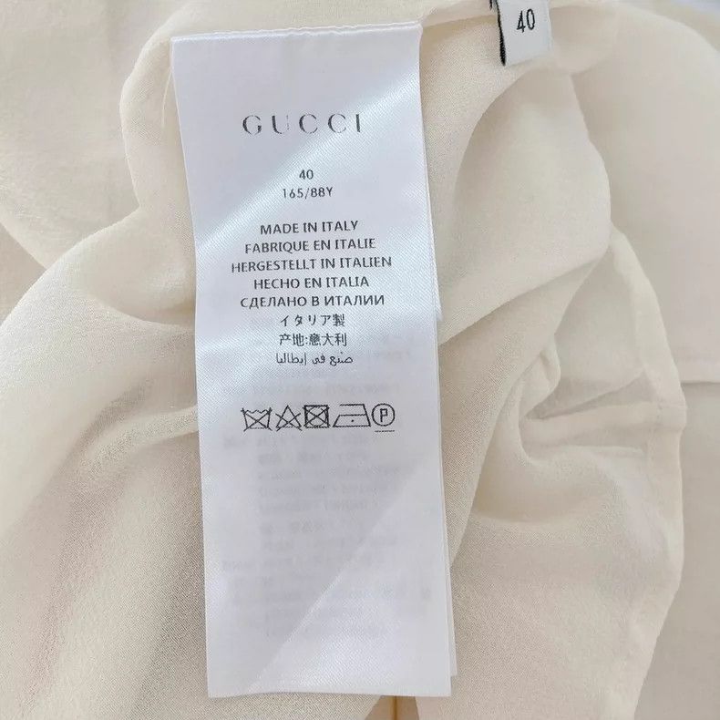 Gucci Gucci Color-blocked silk long sleeves Size S / US 4 / IT 40 - 6 Thumbnail