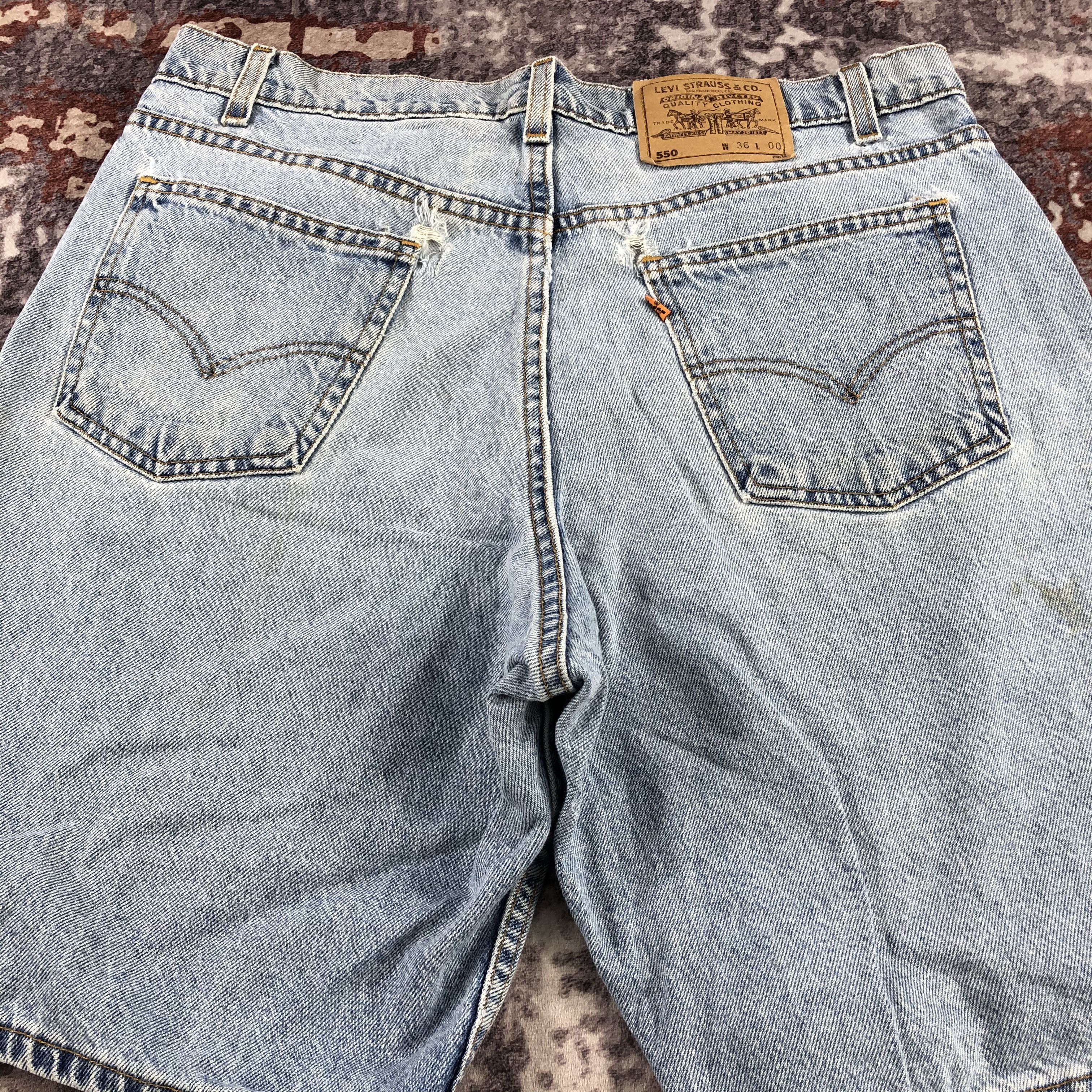 Levi's × Vintage Vintage Light Wash Levis 550 Jeans-JM3161 Size US 35 - 4 Thumbnail