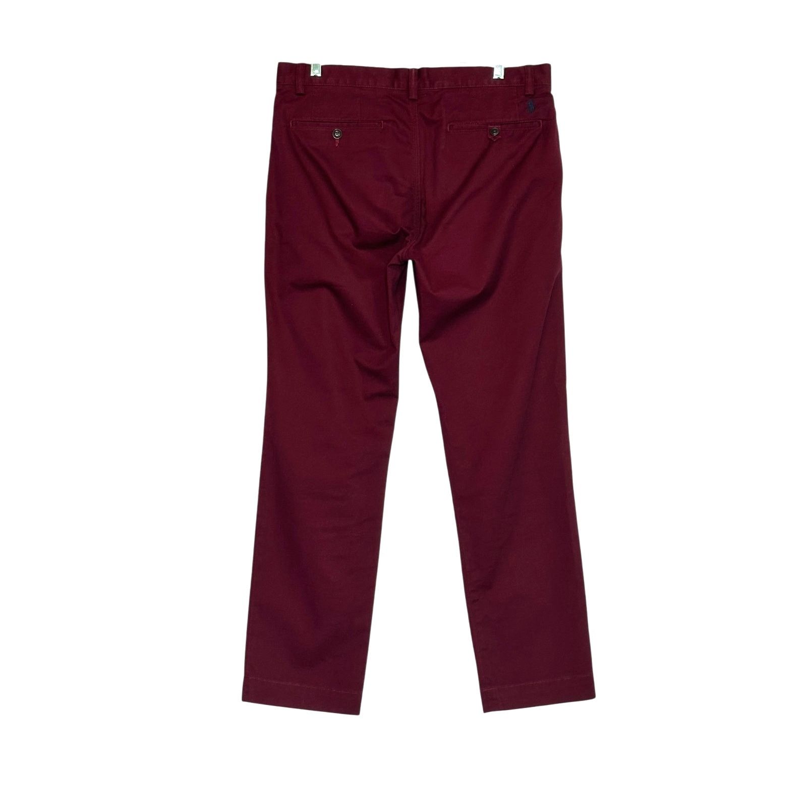 Polo Ralph Lauren Polo Ralph Lauren red stretch straight fit pants size 32 Size US 32 / EU 48 - 2 Thumbnail