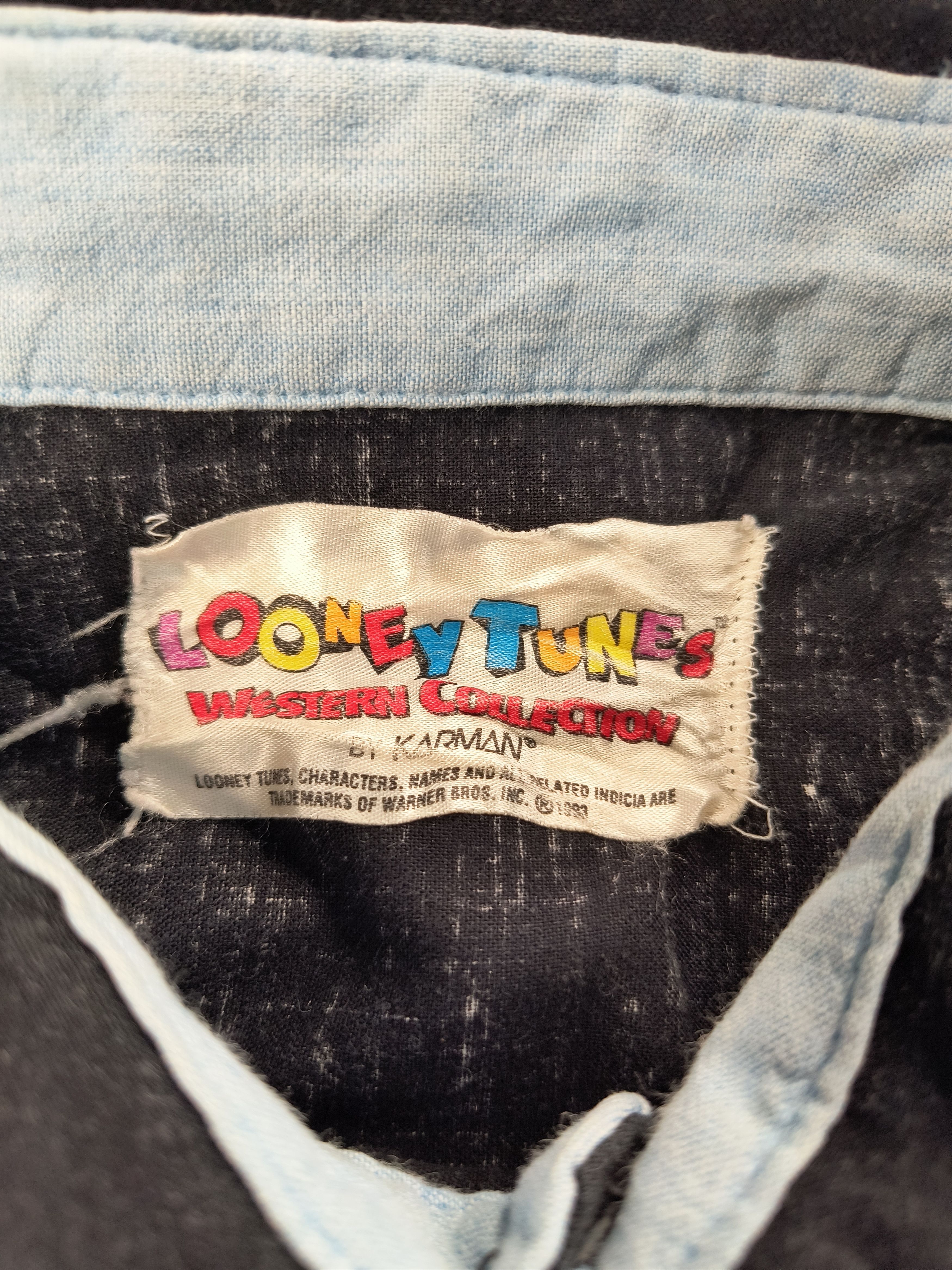 Vintage Vintage western Looney Tunes 1993 button up LS shirt Size US XXL / EU 58 / 5 - 7 Thumbnail