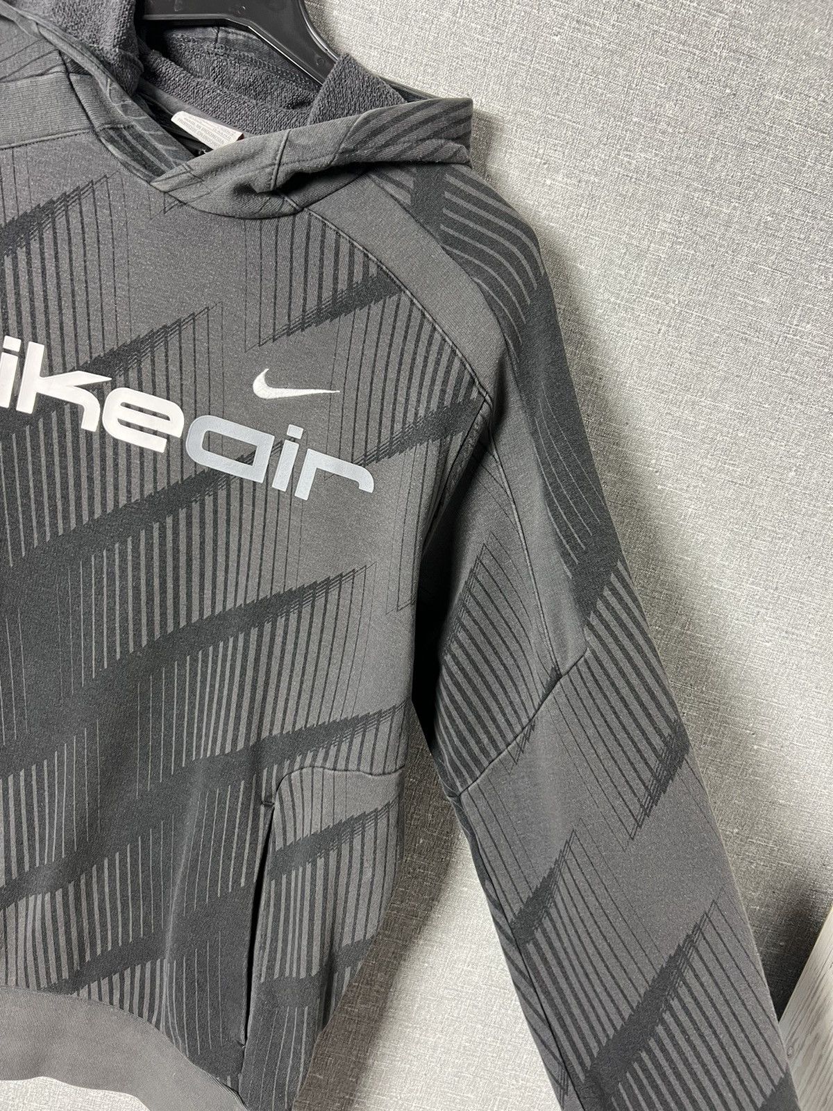 Nike 00s Vintage Nike Air Shadow All Over Printed Big Logo Hoodie Size US M / EU 48-50 / 2 - 9 Thumbnail