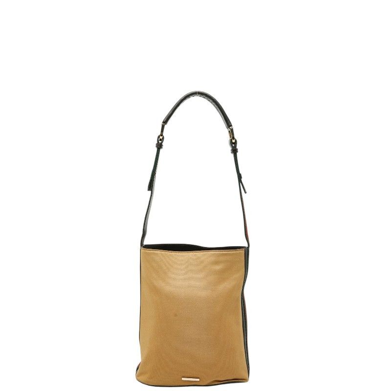Gucci Gucci GG Canvas Leather Shoulder Bag Textile Shoulder Bag 0014286 Duty Free For Usa in Beige, Women's