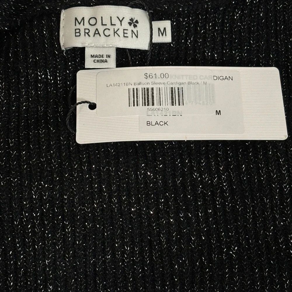 Other Molly Bracken Metallic Cardigan NWT Size M / US 6-8 / IT 42-44 - 4 Thumbnail