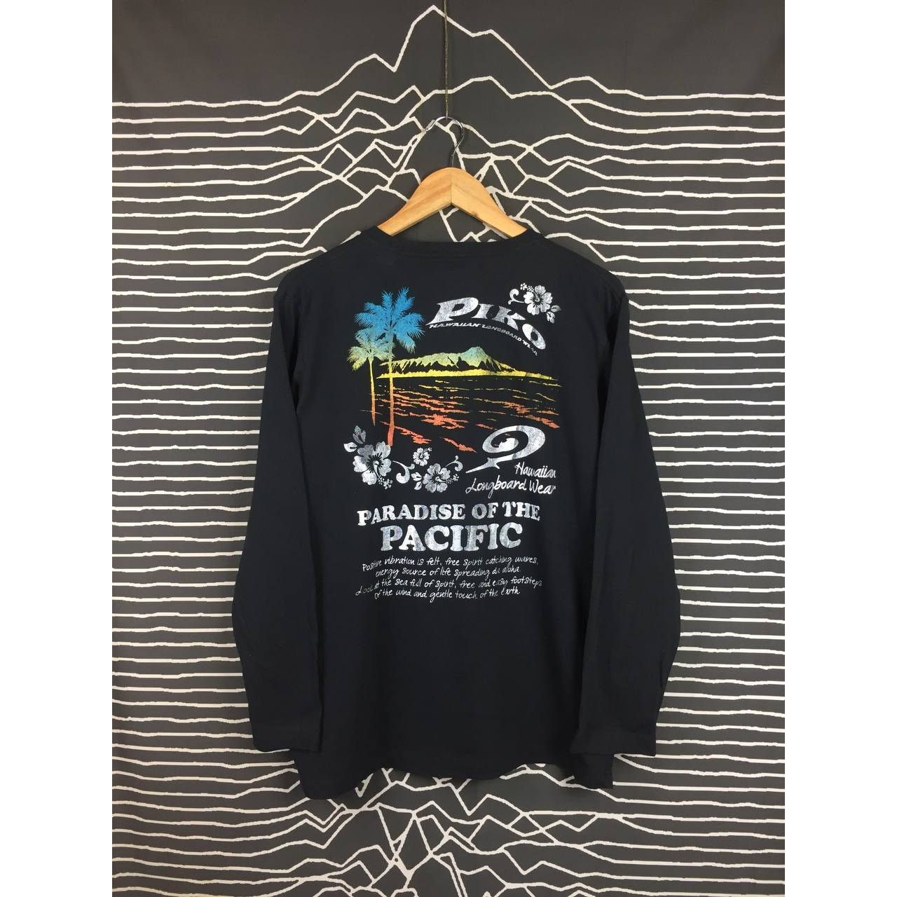 Vintage Piko Hawaiian Longboard Wear Paradise Of The Pacific Tee Size US L / EU 52-54 / 3 - 2 Thumbnail