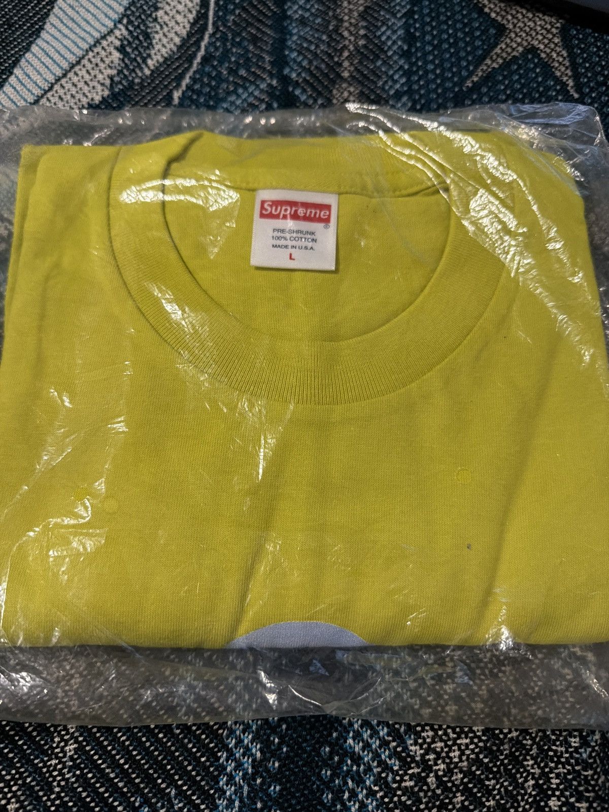 Supreme Supreme Super Cream Tee FW19 Size US L / EU 52-54 / 3 - 2 Thumbnail