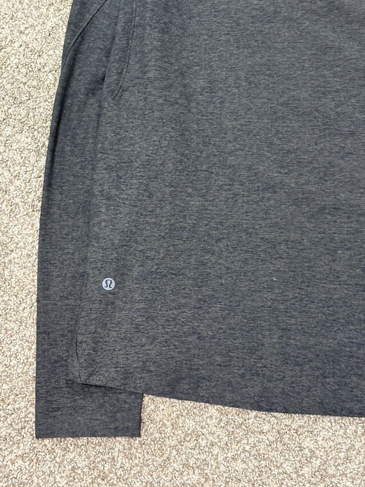 Lululemon Lululemon 1/2 Zip Pullover Men's L Gray Running Long Sleeve Size US L / EU 52-54 / 3 - 6 Thumbnail