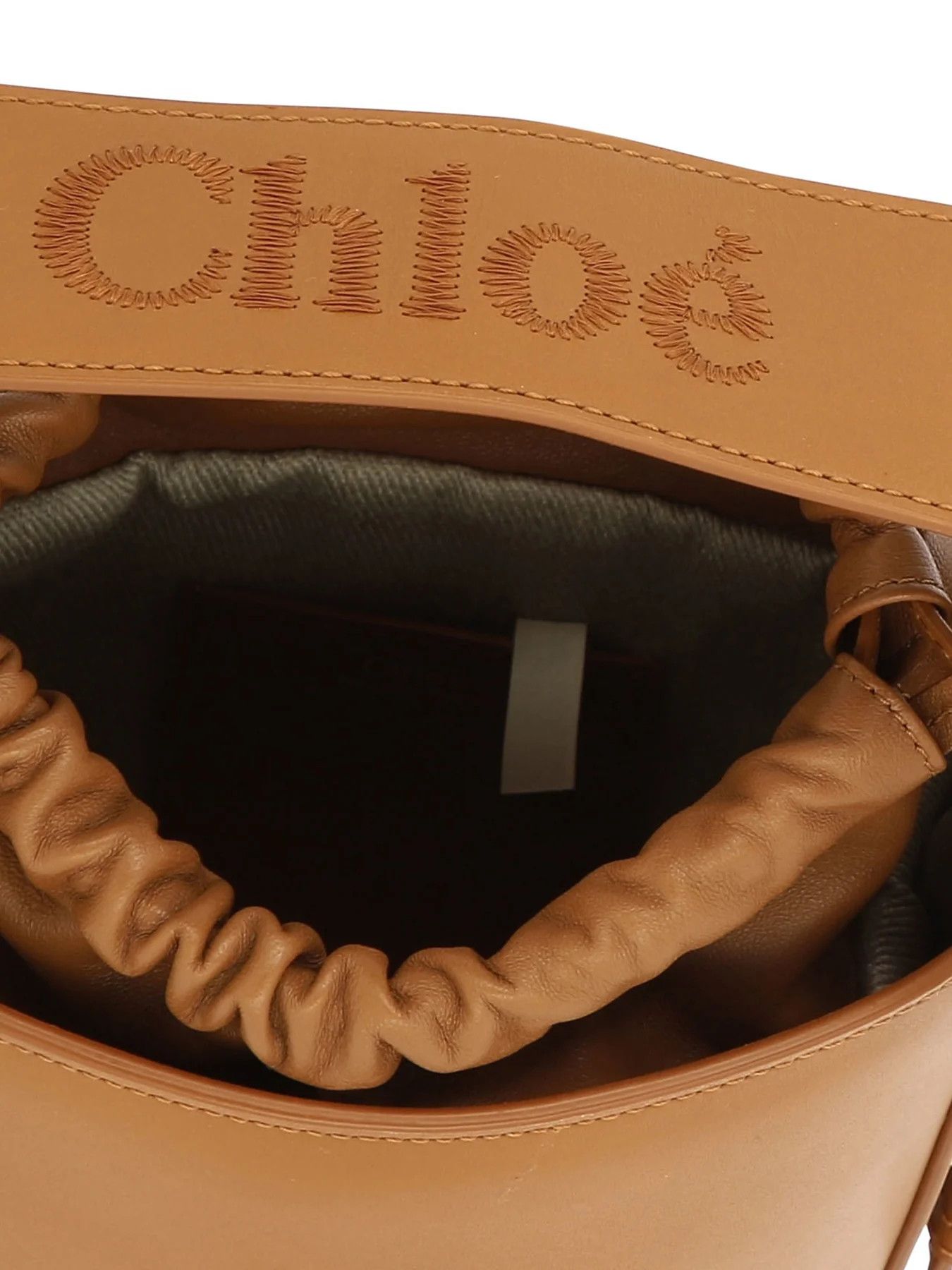 Chloe o1loc1c1024 Size: OS / Sense Small Bucket Bag in Caramel Size ONE SIZE - 5 Thumbnail
