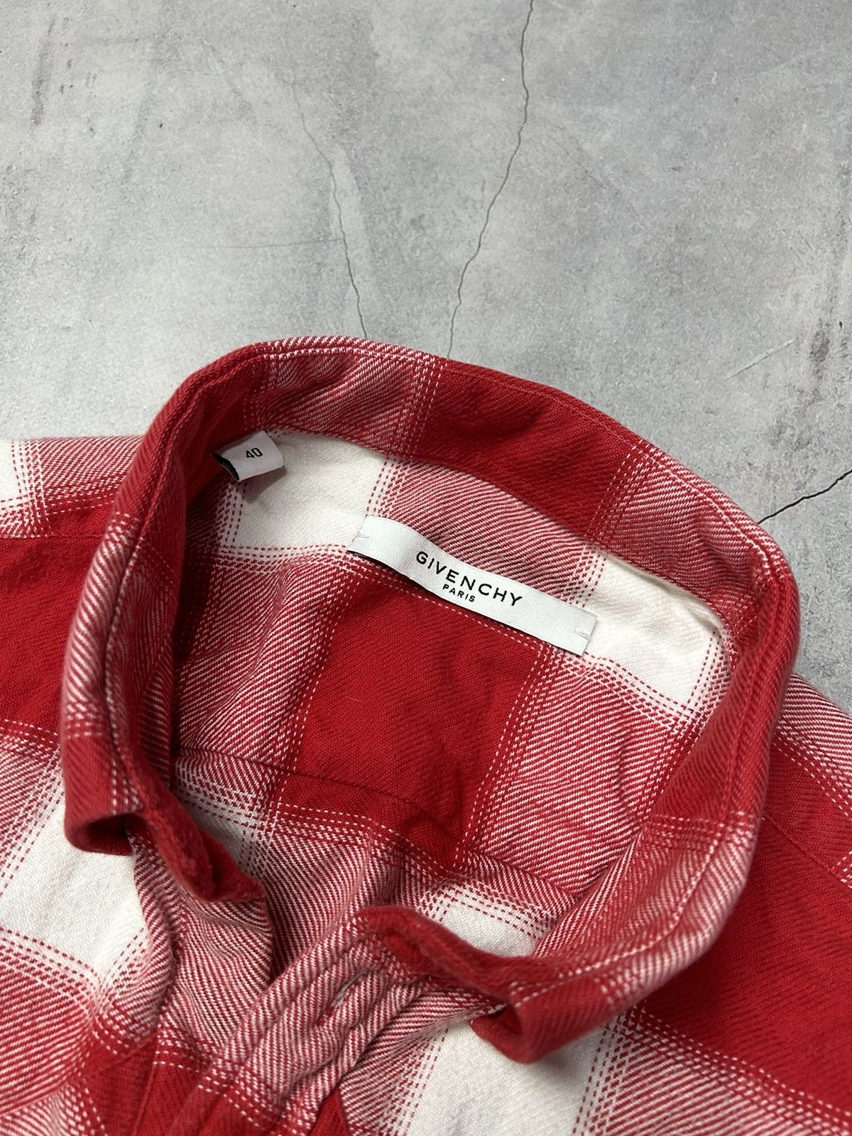 Givenchy Givenchy Patchwork Flannel Shirt Size US M / EU 48-50 / 2 - 9 Thumbnail