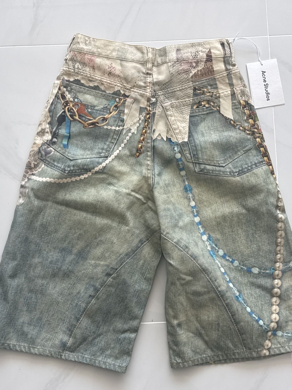 Acne Studios Acne Studios Trompe L’oeil Shorts Size US 34 / EU 50 - 3 Thumbnail