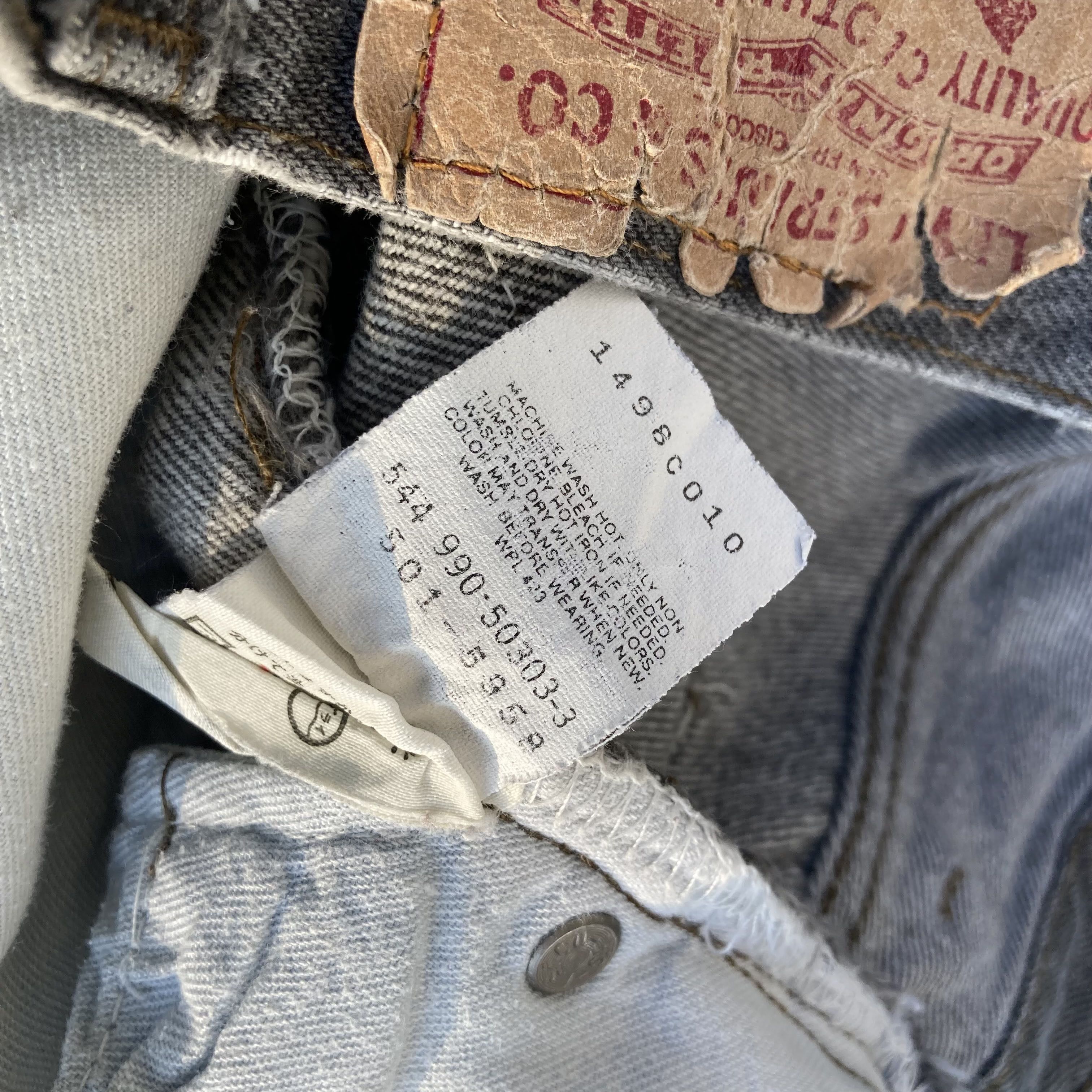 Levi's × Vintage Vtg Levis 501 Faded Sz 29 Punk Grunge Jeans Size US 29 - 6 Thumbnail