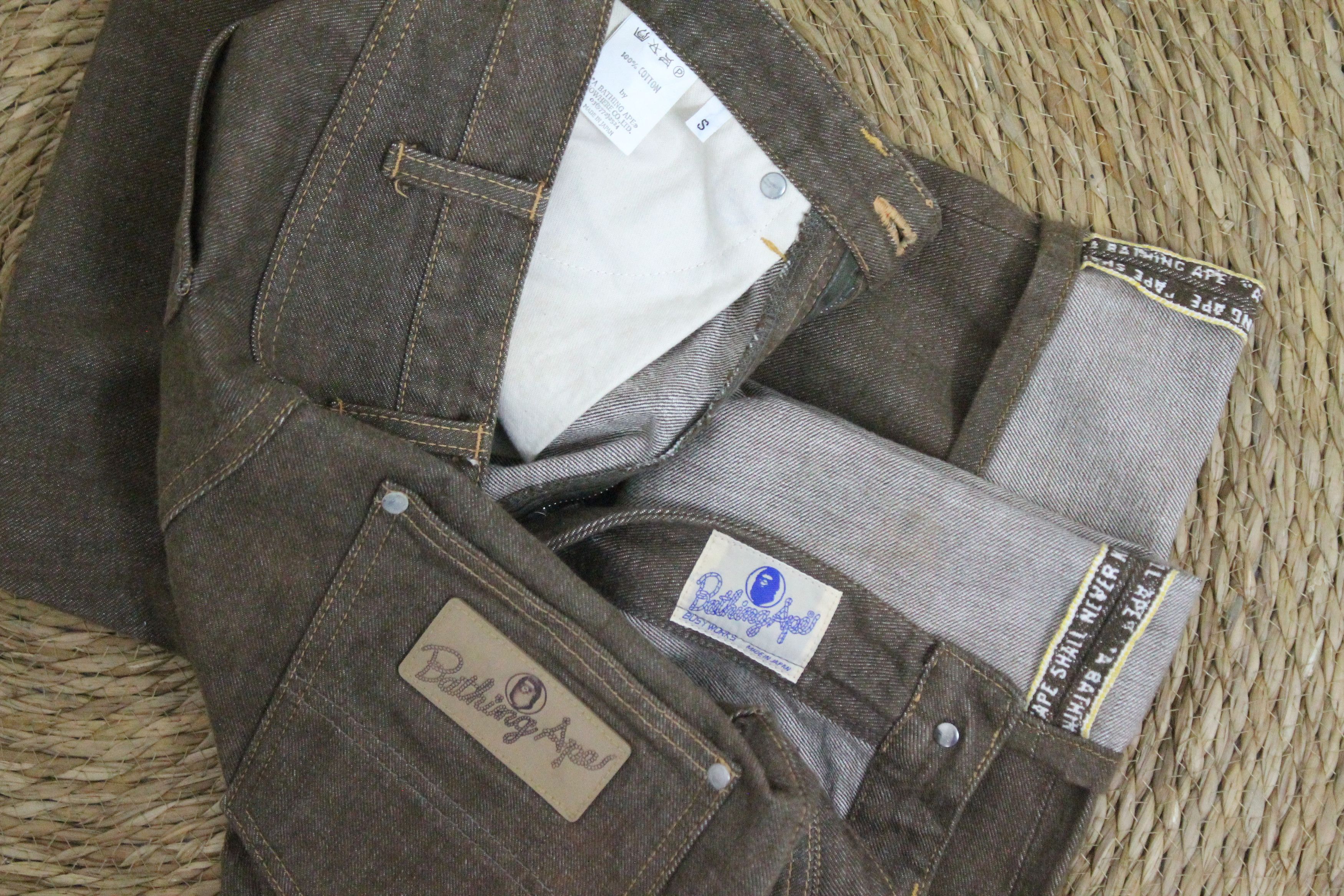 Bape Vintage A BATHING APE BAPE Selvedge Jeans size 29. Size US 29 - 11 Thumbnail