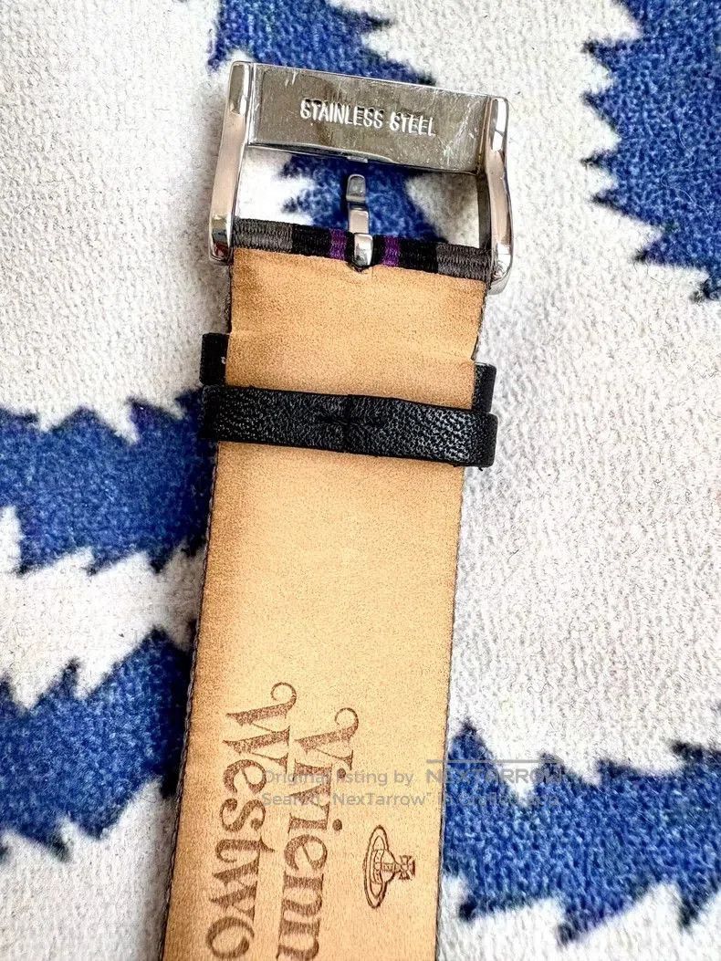 Vivienne Westwood Vivienne Westwood Gray Purple Canvas Watch. Size ONE SIZE - 8 Thumbnail