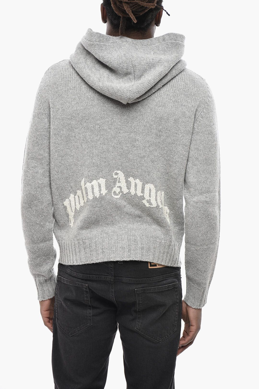 Palm Angels og1mm0326 Zip-Up Sweater in grey Size US XXL / EU 58 / 5 - 2 Thumbnail