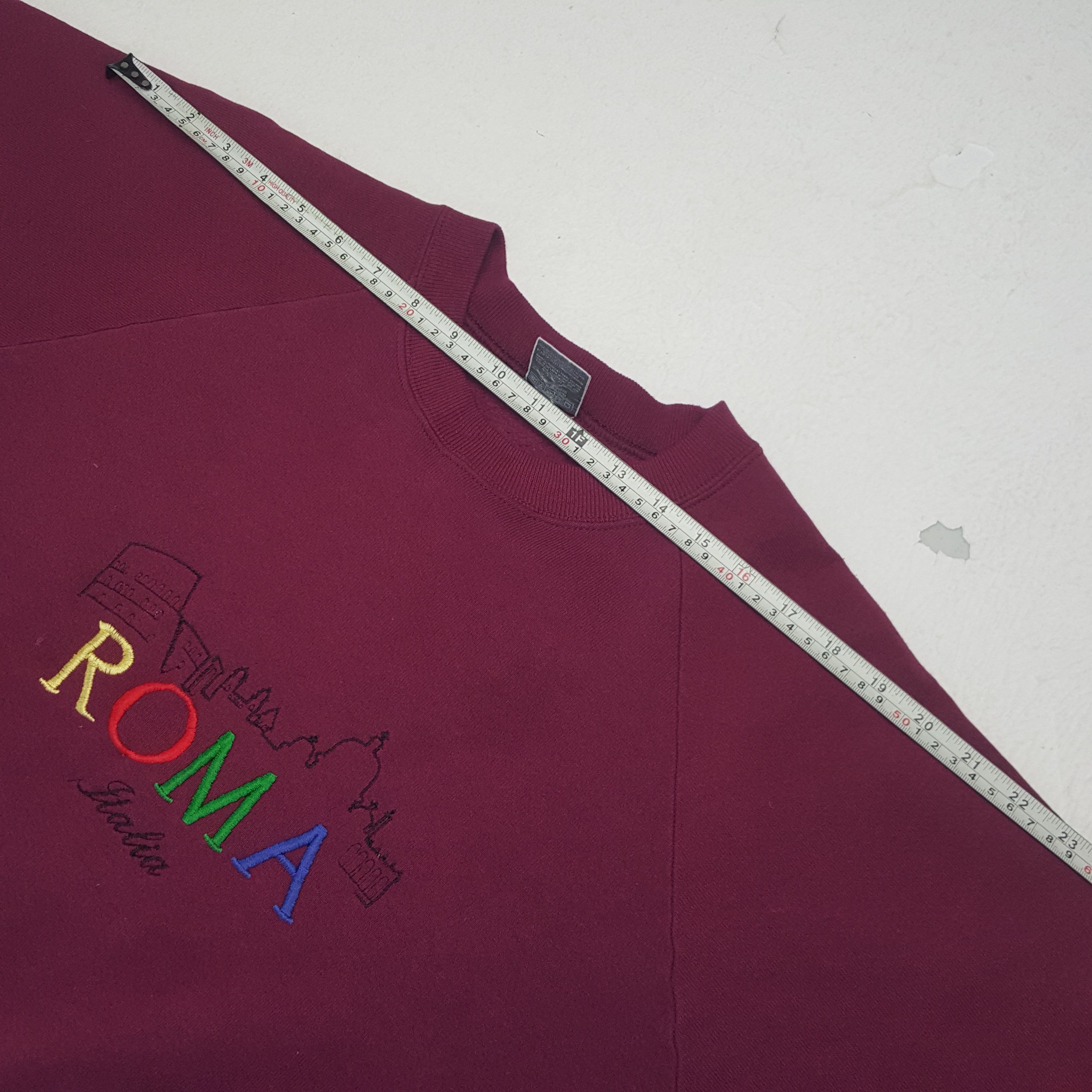 Vintage Vintage Roma Italia Embroidery Logo Sweatshirt Size US M / EU 48-50 / 2 - 5 Thumbnail