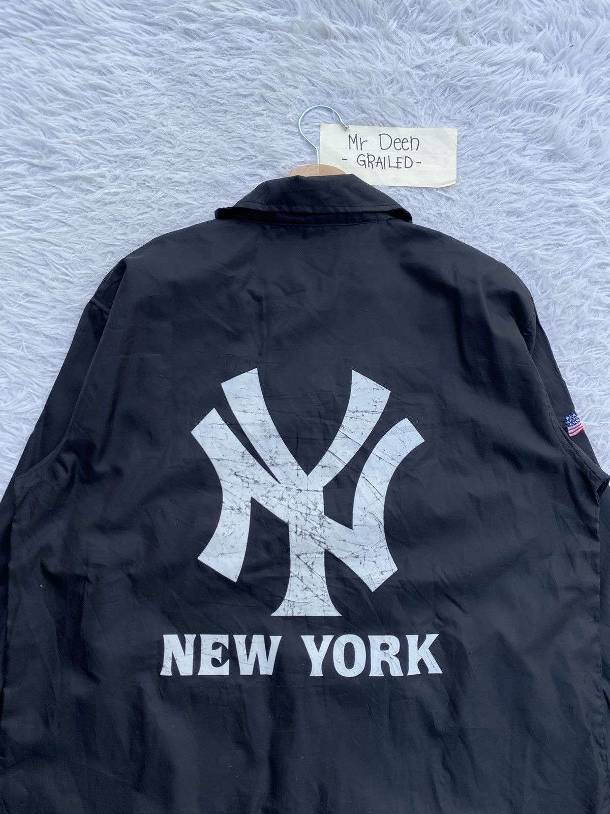 New York Yankees Rare New York Yankees NY Athletic Wear Raincoat Size US L / EU 52-54 / 3 - 5 Thumbnail