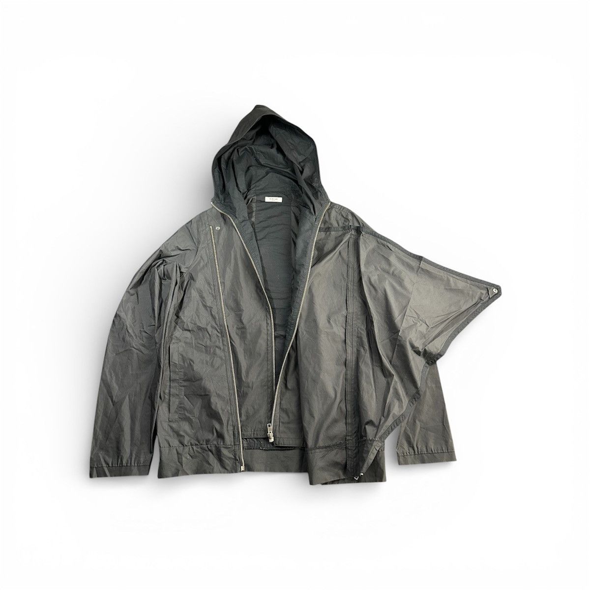 Helmut Lang Helmut Lang Asymmetrical Zip Hooded Jacket Size US L / EU 52-54 / 3 - 4 Thumbnail