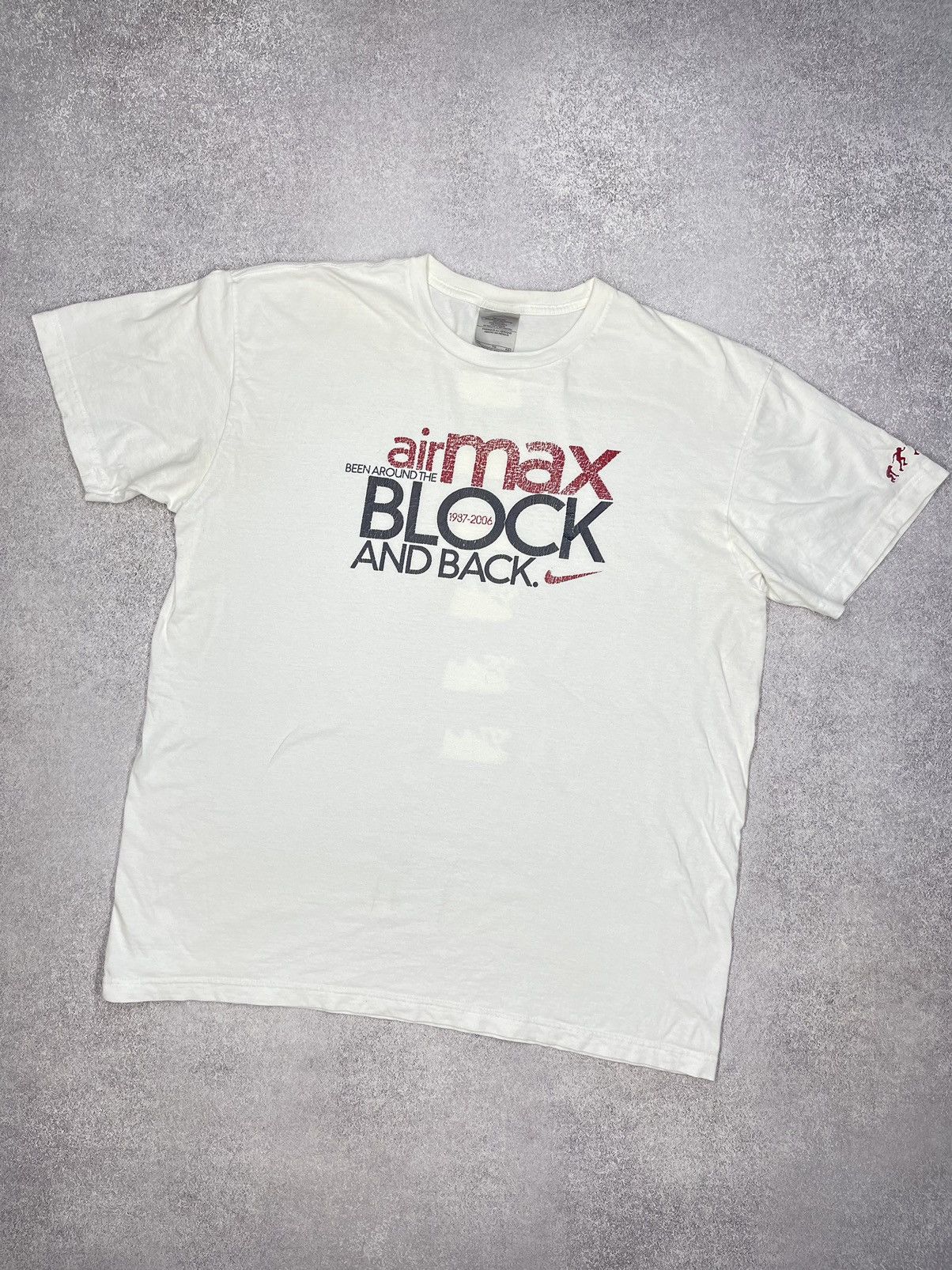 Nike Vintage Nike Air Max White T Shirt Archive Sneakers Y2K TN Size US XL / EU 56 / 4 - 8 Thumbnail