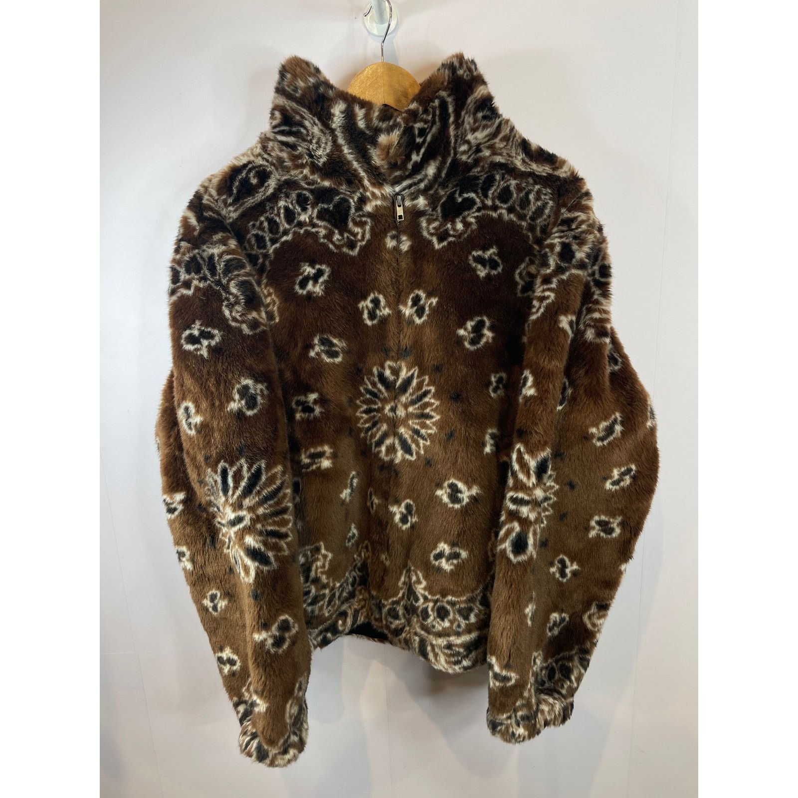 Supreme Supreme Bandana Faux Fur Brown Jacket Size M / US 6-8 / IT 42-44 - 1 Thumbnail