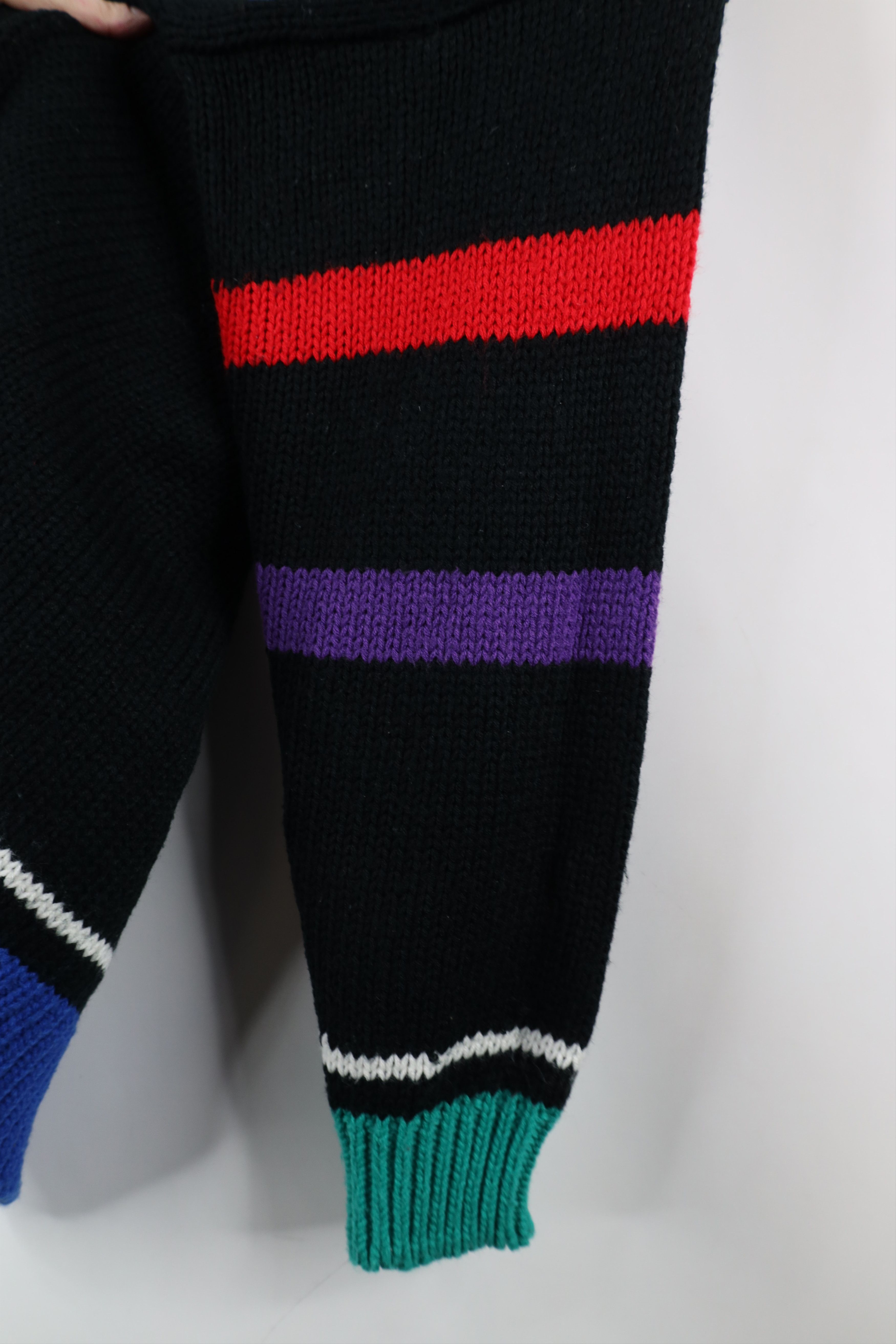Vintage Vintage 90s Streetwear Block Boy Crazy Club Knit Sweater Size M / US 6-8 / IT 42-44 - 7 Thumbnail