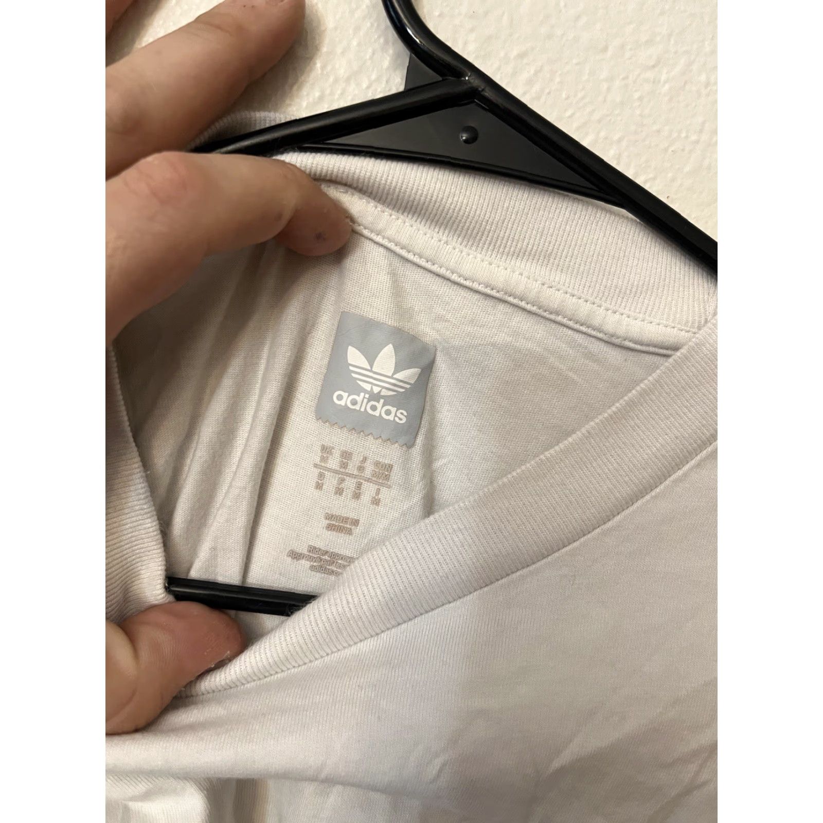 Adidas Adidas Shirt Mens Medium White Campeonato Short Sleeve T-Shirt Size US M / EU 48-50 / 2 - 3 Thumbnail