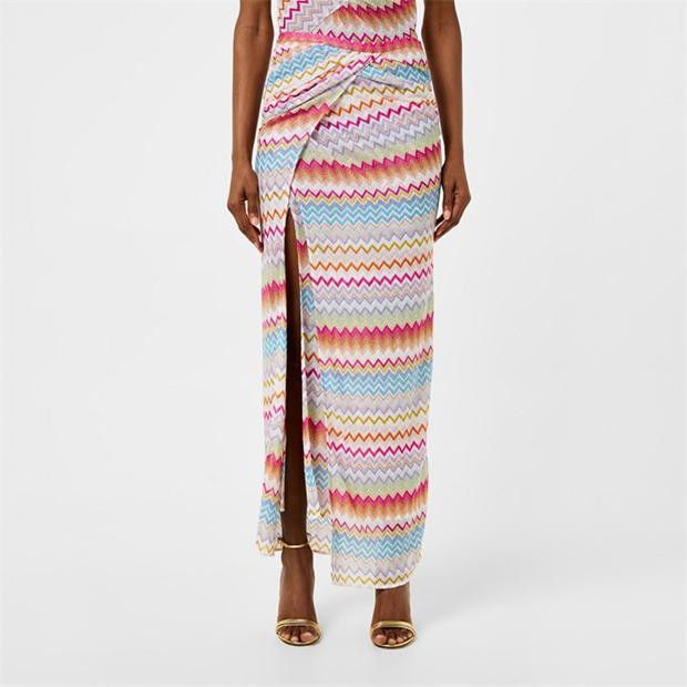 Missoni o1g2r1mq1124 Long Skirt in Multicolor Size 28" / US 6 / IT 42 - 3 Thumbnail