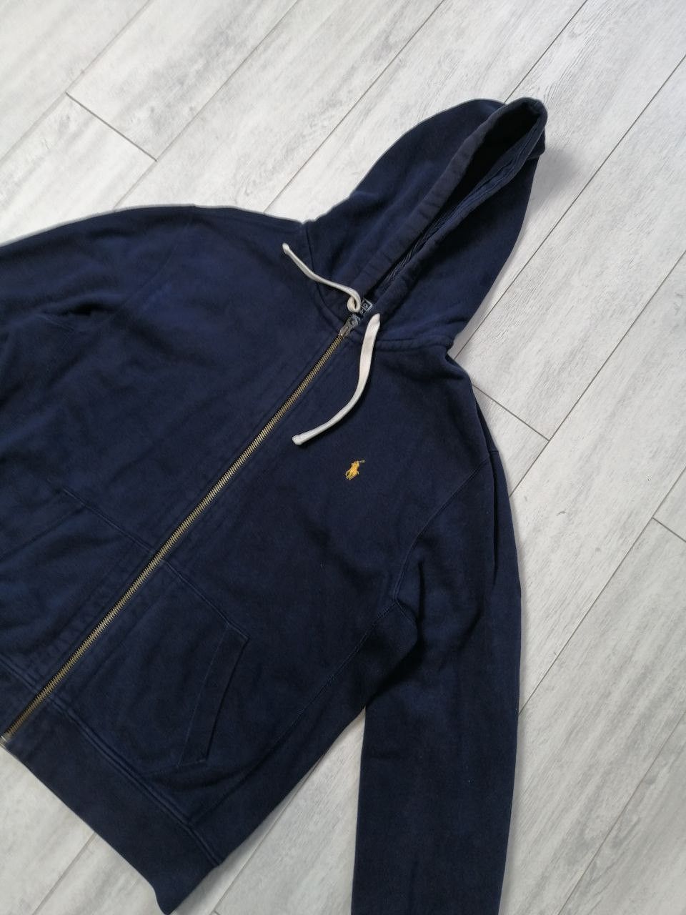 Polo Ralph Lauren Vintage Blue Polo Ralph Lauren Zip Up Hoodie RRL Hype Y2K Size US XL / EU 56 / 4 - 4 Thumbnail