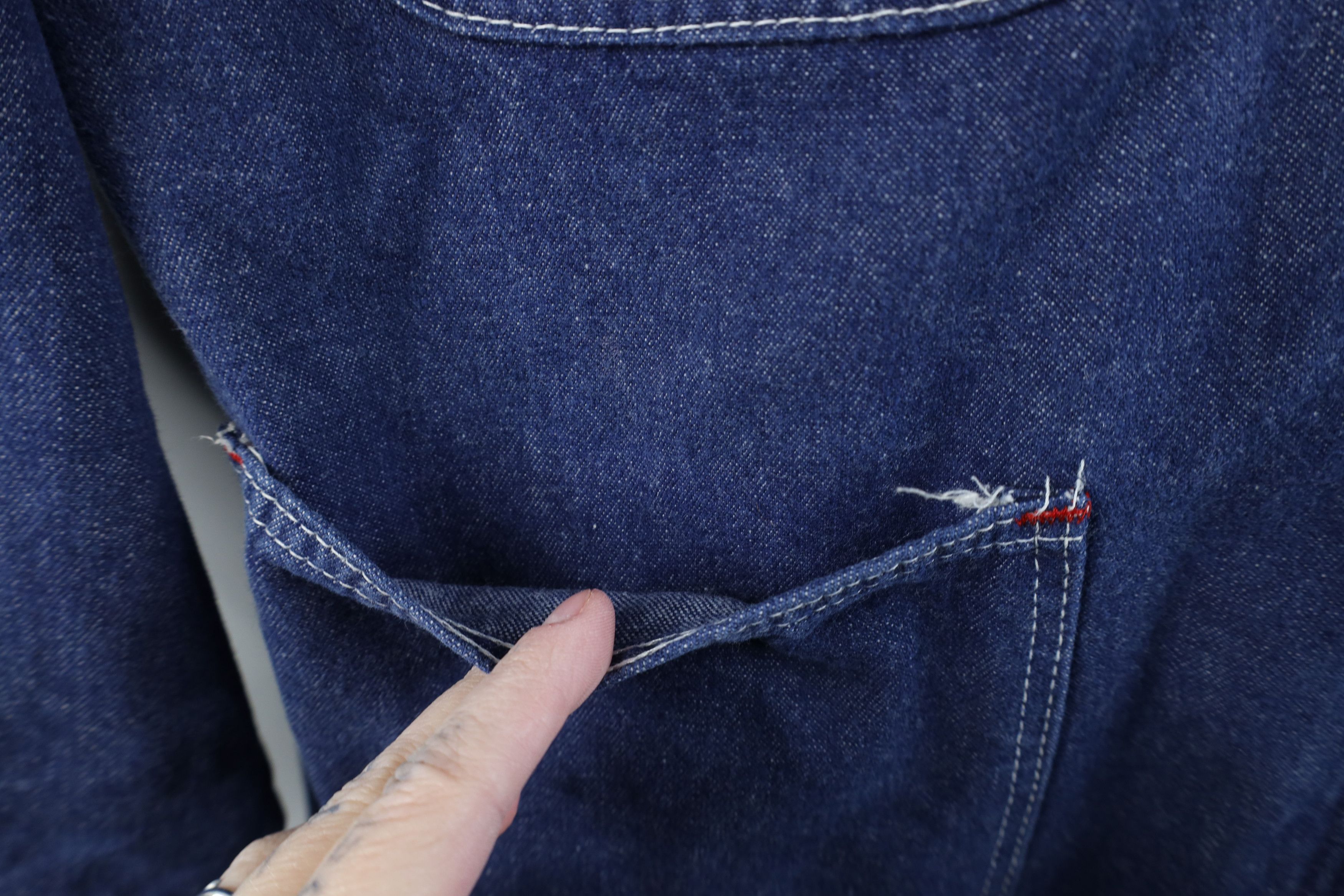 Vintage Vintage 60s Streetwear Lined Denim Chore Barn Jacket USA Size US L / EU 52-54 / 3 - 5 Thumbnail