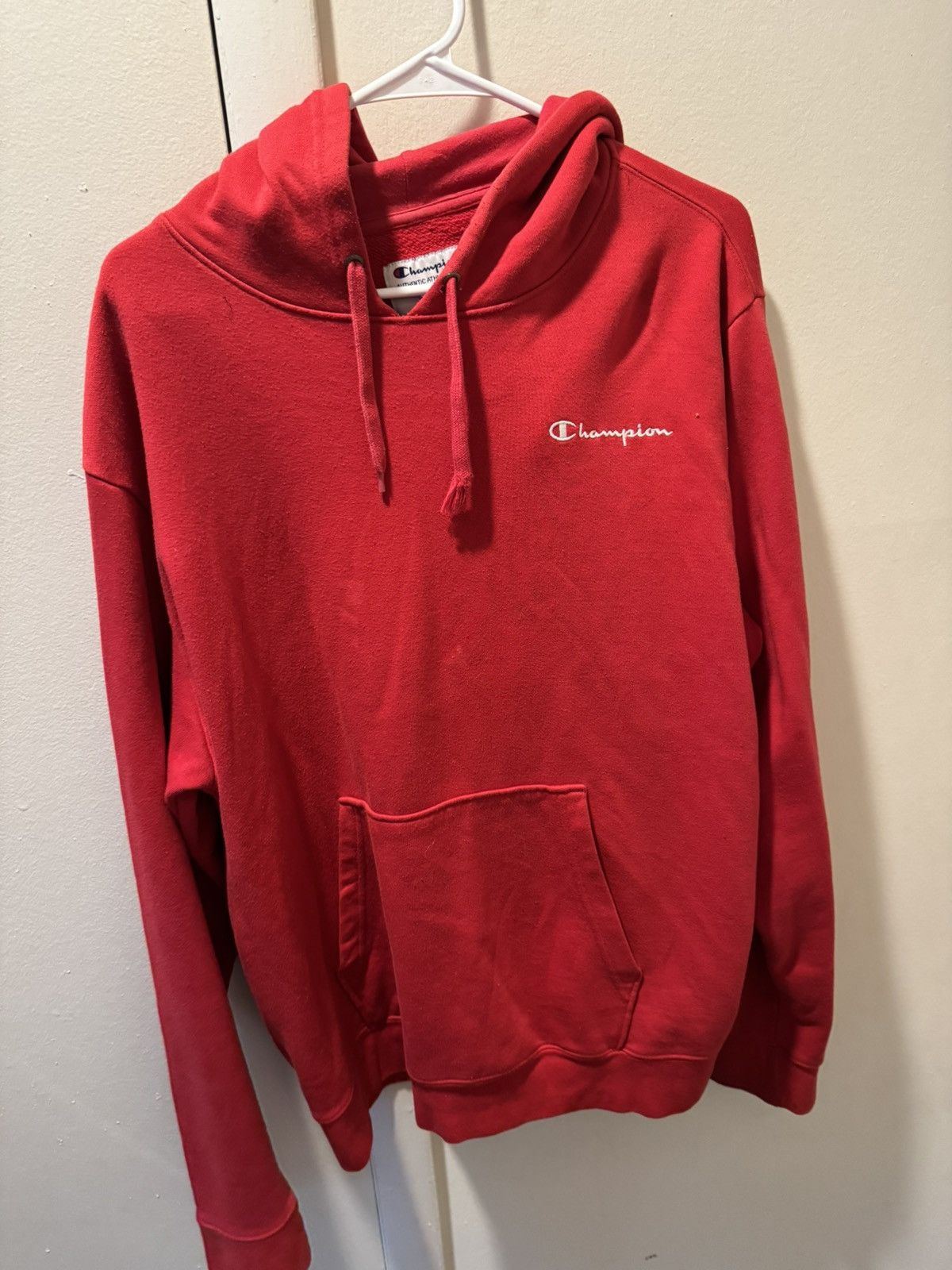 Champion Red Champion Athletic Hoodie Size US XL / EU 56 / 4 - 1 Thumbnail