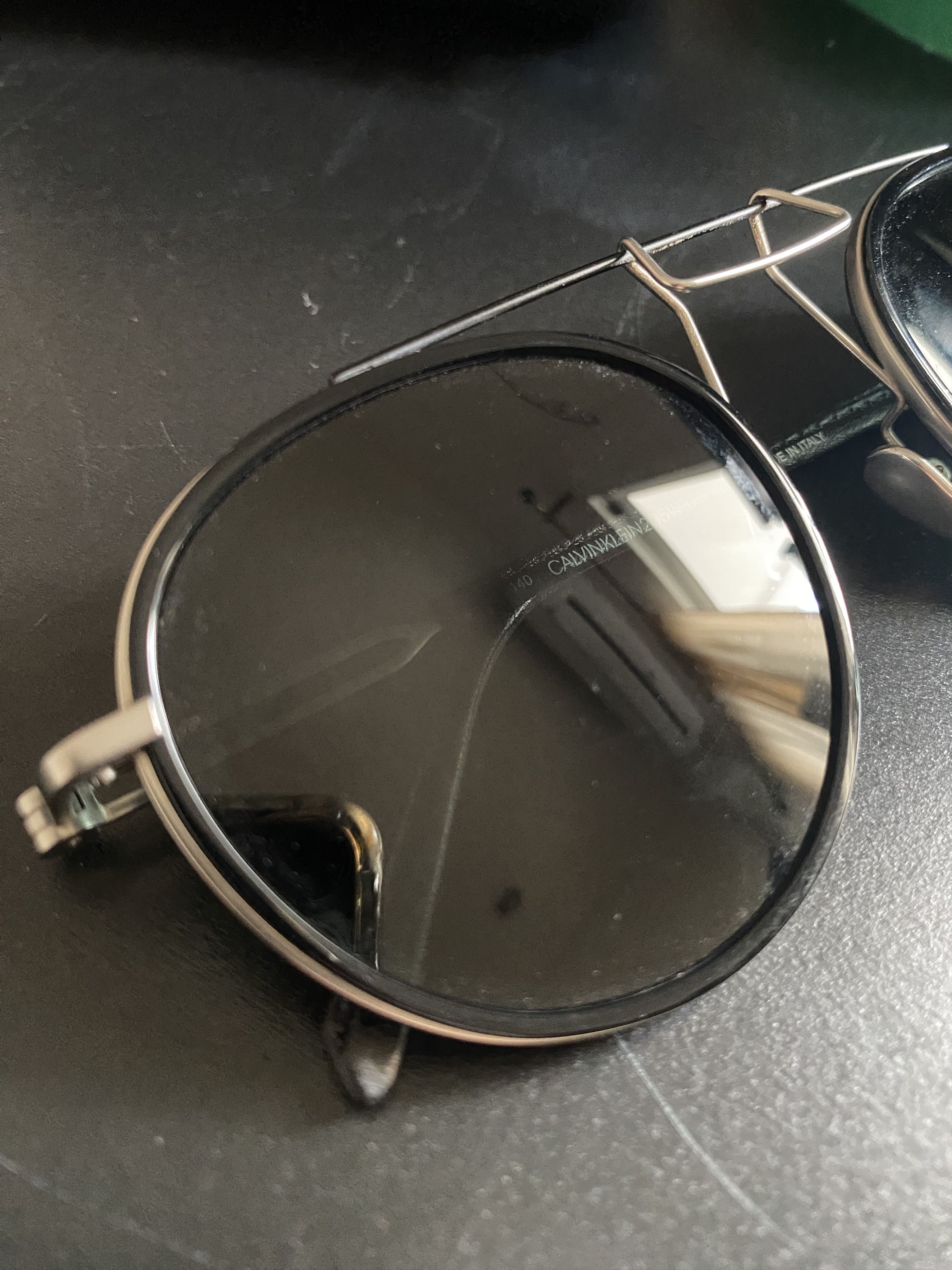 Calvin Klein 205W39NYC Titanium Light weight 205W39NYC Sunglasses Size ONE SIZE - 9 Thumbnail