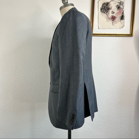 Burberry Burberry Nova Check Wool Blazer Size 44R - 6 Thumbnail