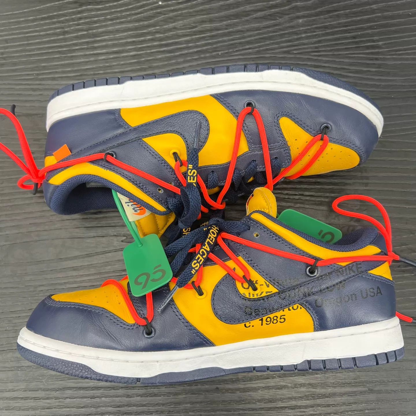 Nike Nike OW Dunk Obsidian Size 42 Size US 9 / EU 42 - 2 Thumbnail